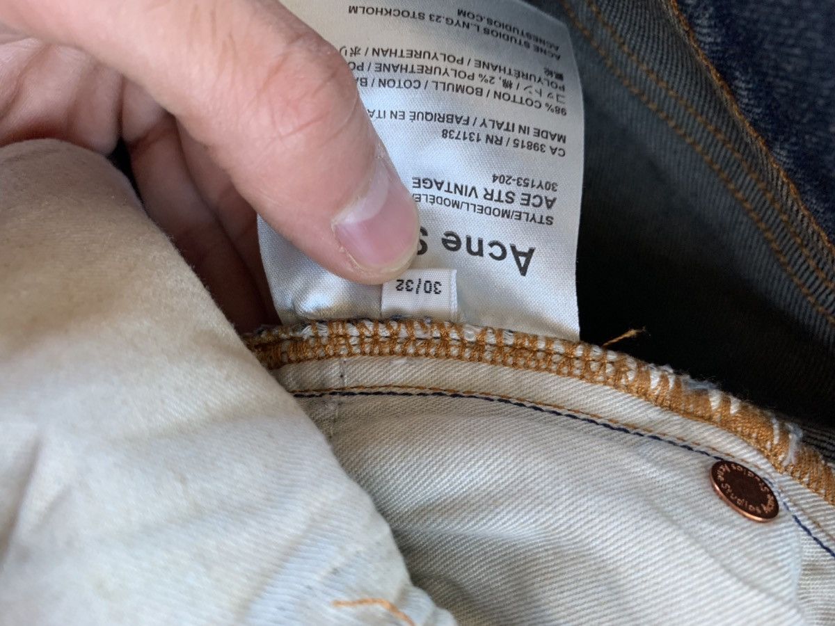 Acne Studios 30 x 32 Ace Denim in STR Vintage Size US 30 / EU 46 - 11 Thumbnail