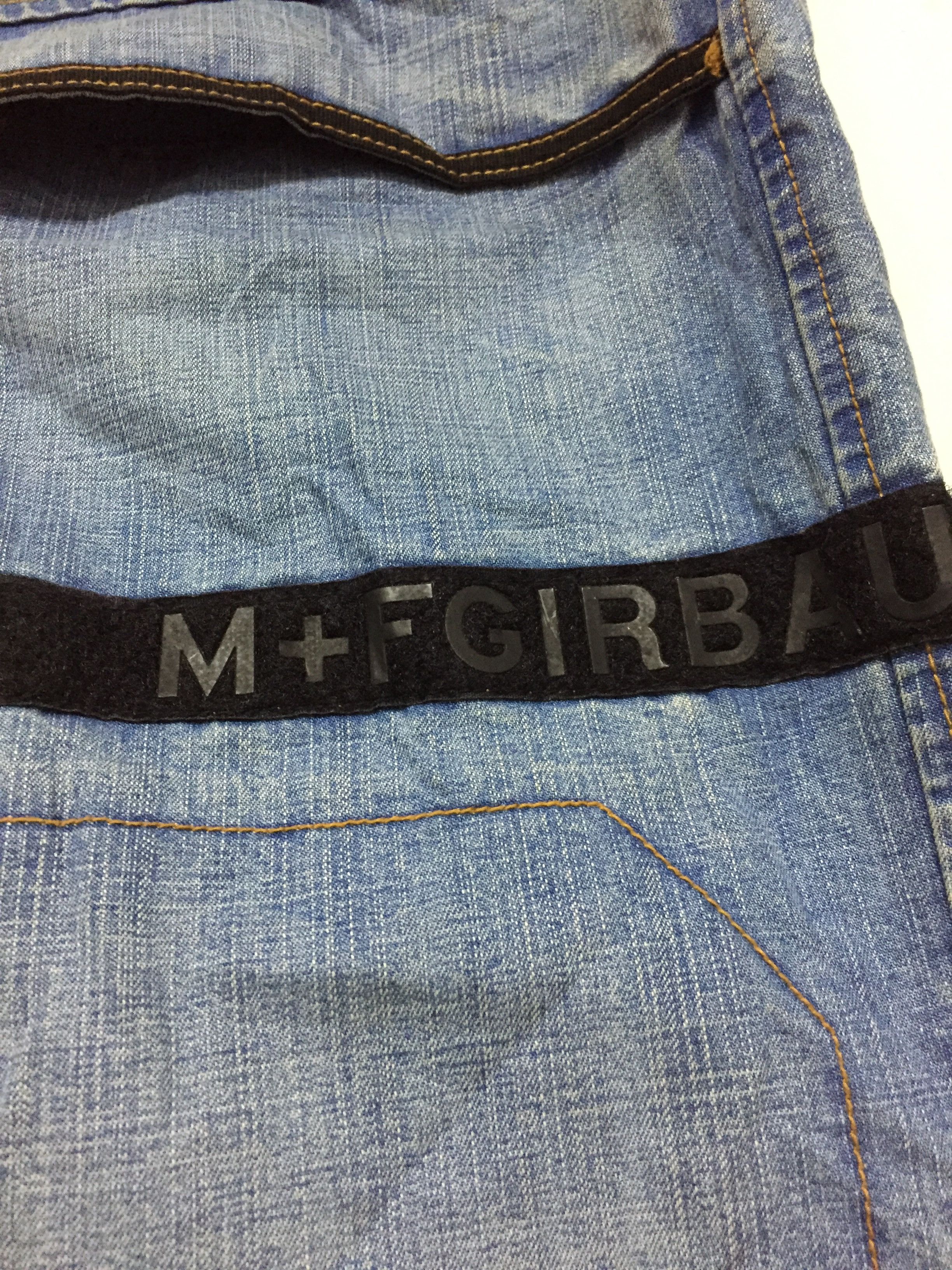 Marithe + Francois Girbaud MFG Velcro black Straps denim Size US 37 - 6 Thumbnail