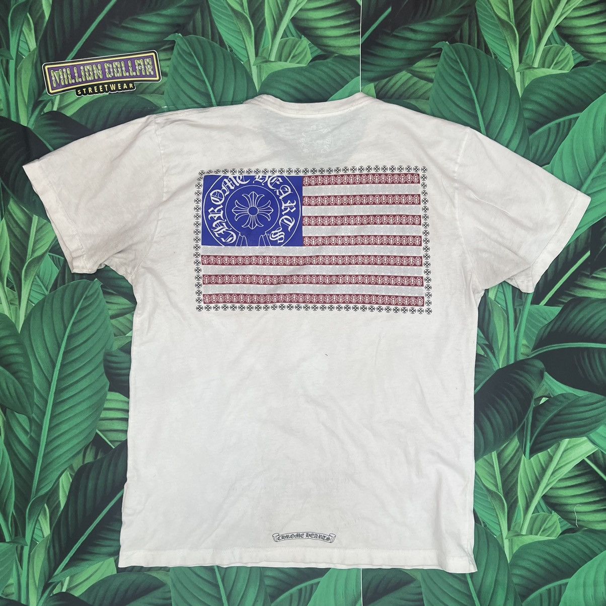 Chrome Hearts American Flag dagger Tee | Grailed