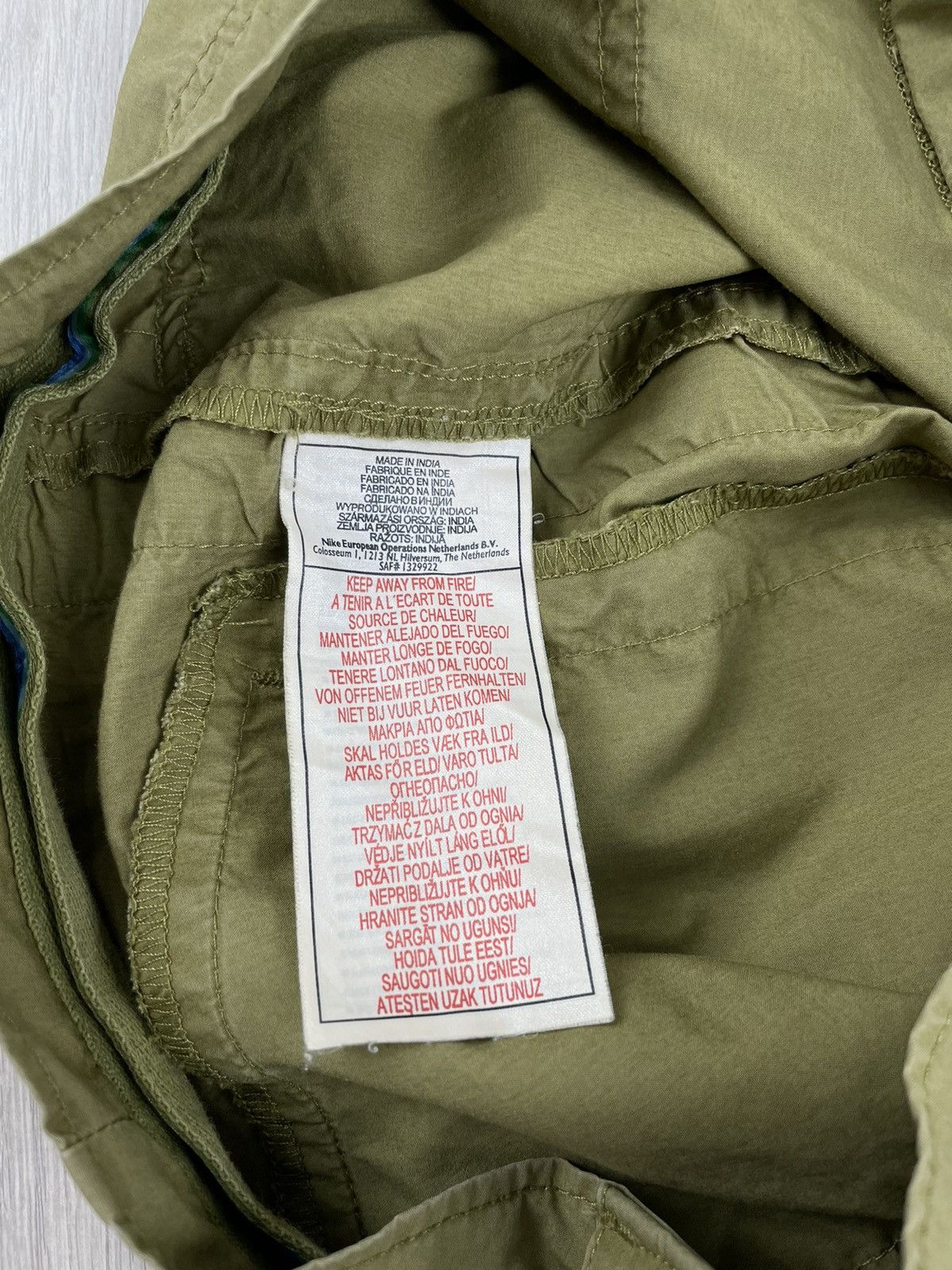 Nike × Vintage Y2k Vintage Nike Cargo Drill Shorts Size US 34 / EU 50 - 11 Thumbnail
