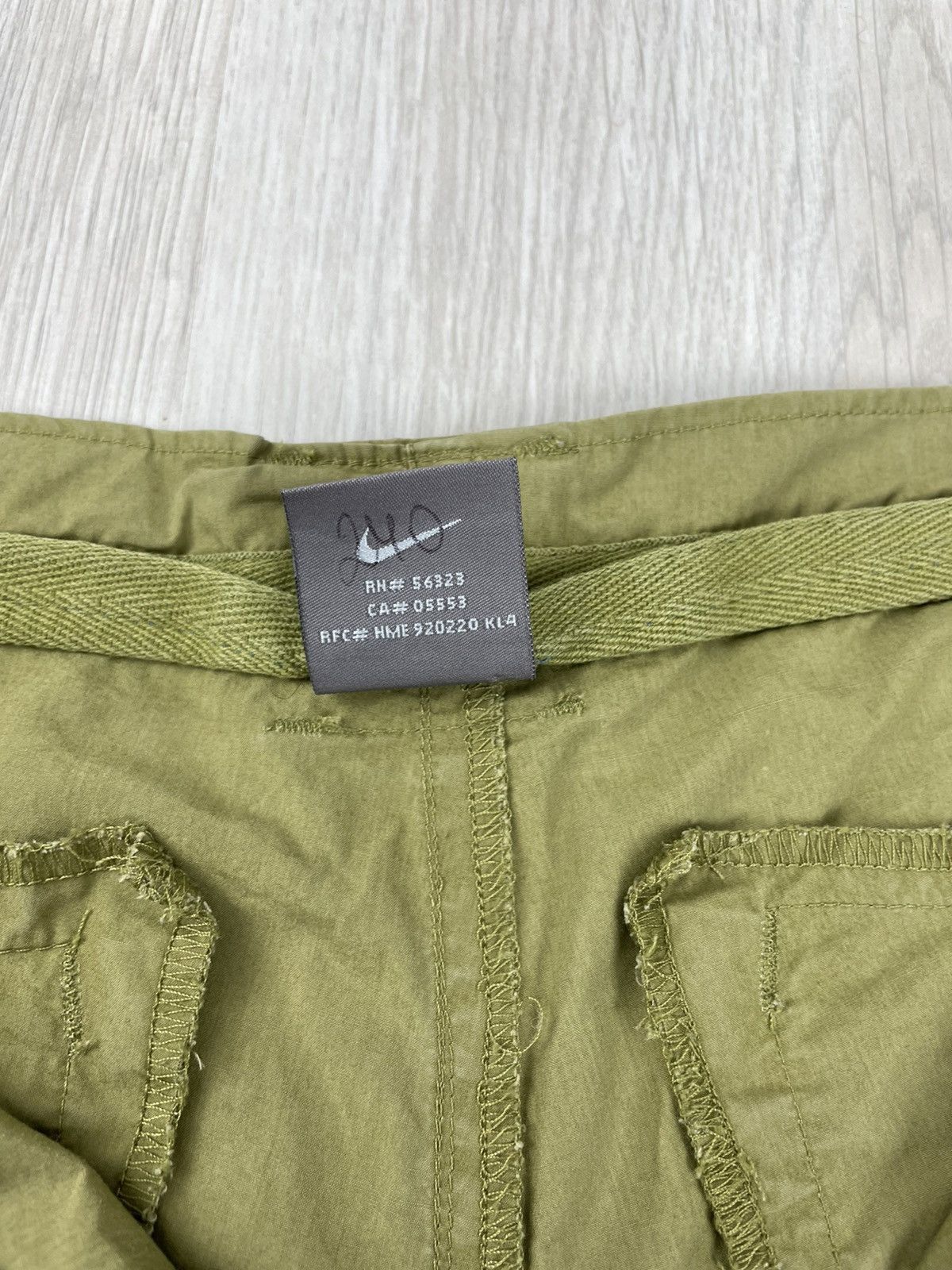 Nike × Vintage Y2k Vintage Nike Cargo Drill Shorts Size US 34 / EU 50 - 7 Thumbnail