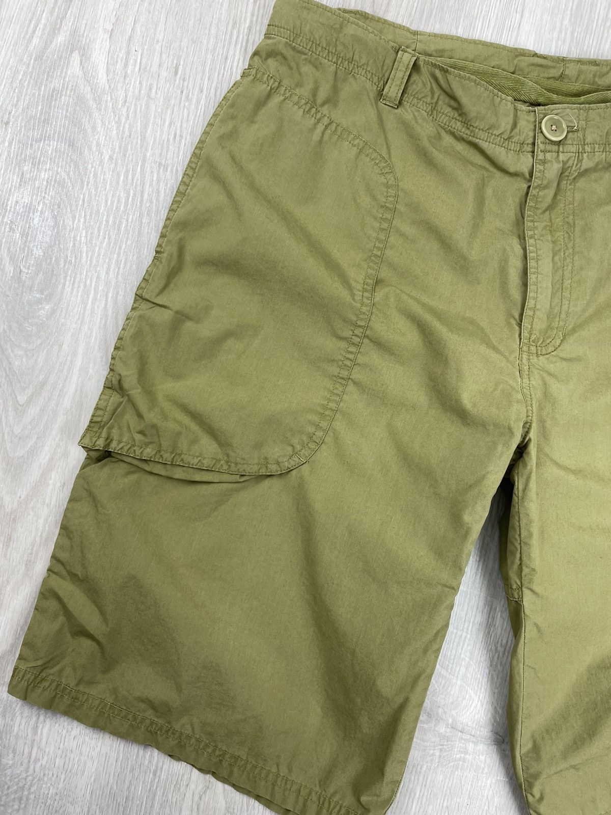 Nike × Vintage Y2k Vintage Nike Cargo Drill Shorts Size US 34 / EU 50 - 2 Thumbnail