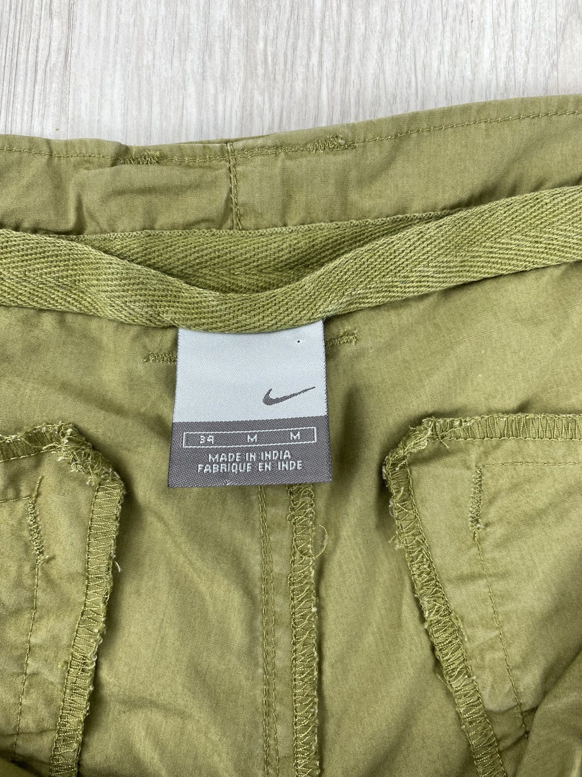 Nike × Vintage Y2k Vintage Nike Cargo Drill Shorts Size US 34 / EU 50 - 6 Thumbnail