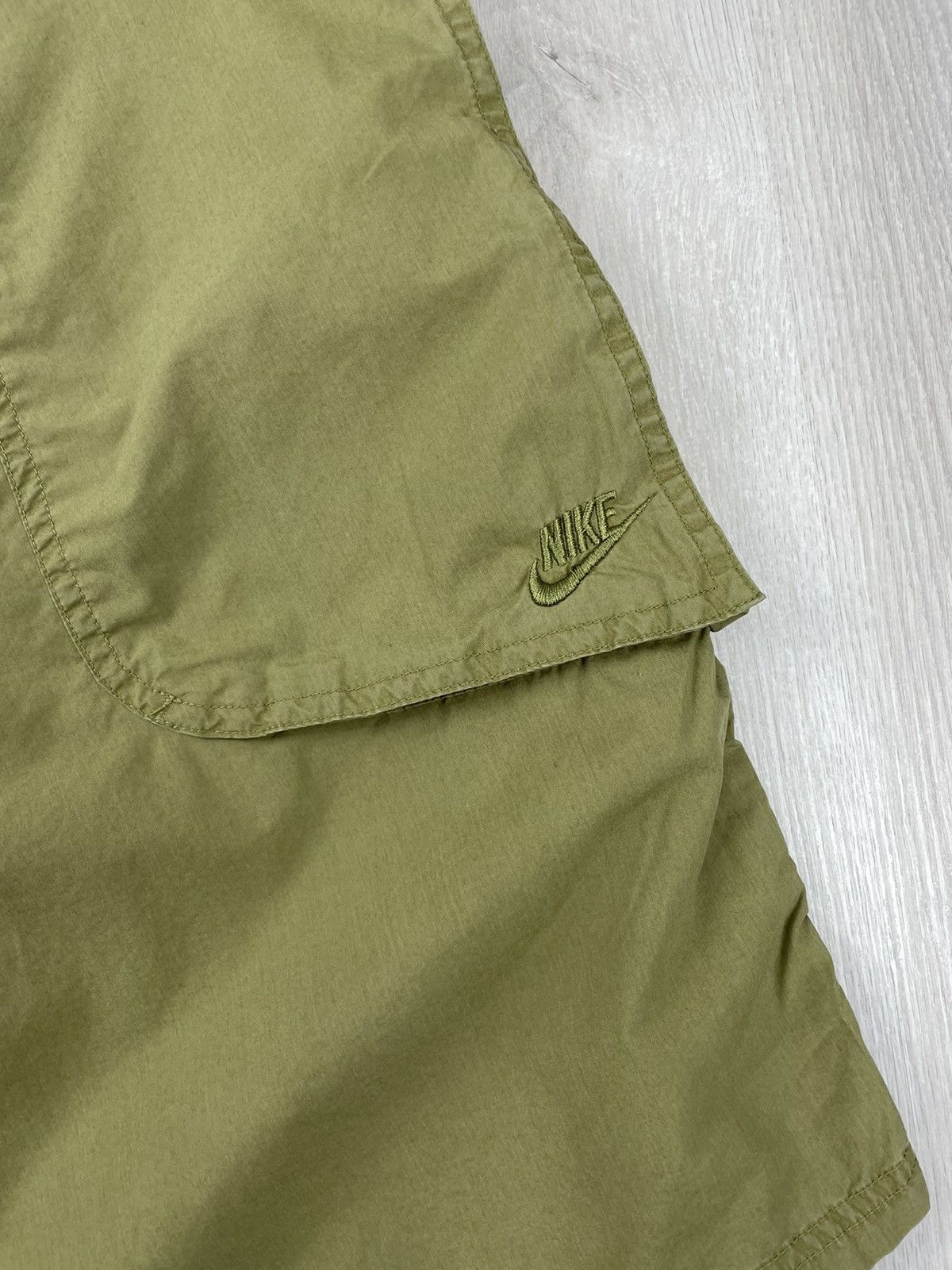 Nike × Vintage Y2k Vintage Nike Cargo Drill Shorts Size US 34 / EU 50 - 3 Thumbnail