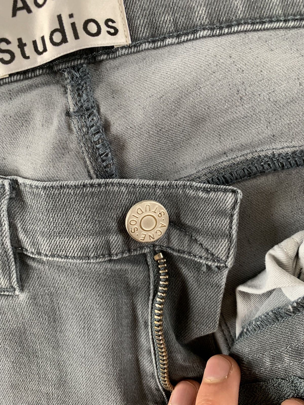 Acne Studios 30 x 34 Max Denim in Darko Grey Size US 29 - 9 Thumbnail