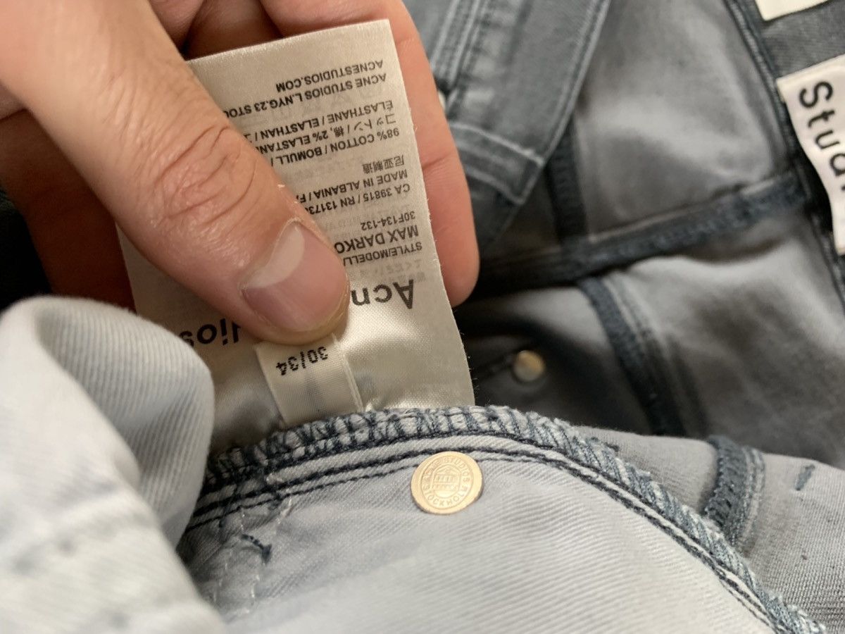 Acne Studios 30 x 34 Max Denim in Darko Grey Size US 29 - 11 Thumbnail