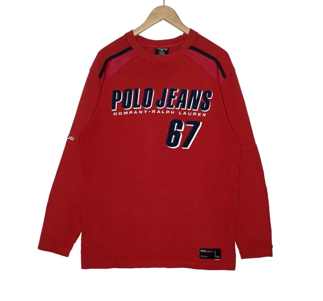 Polo Ralph Lauren × Vintage Polo jean company polo ralph lauren big logo Size US M / EU 48-50 / 2 - 1 Thumbnail