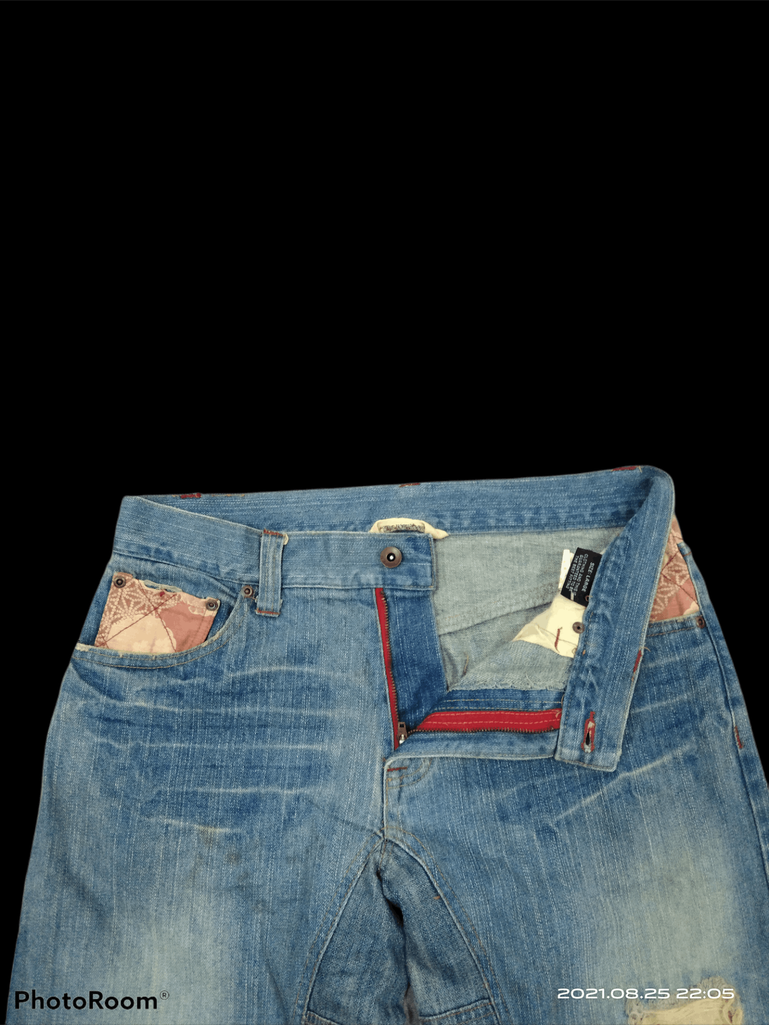 Japanese Brand Japanese Distressed Denim Jeans Size US 33 - 5 Thumbnail