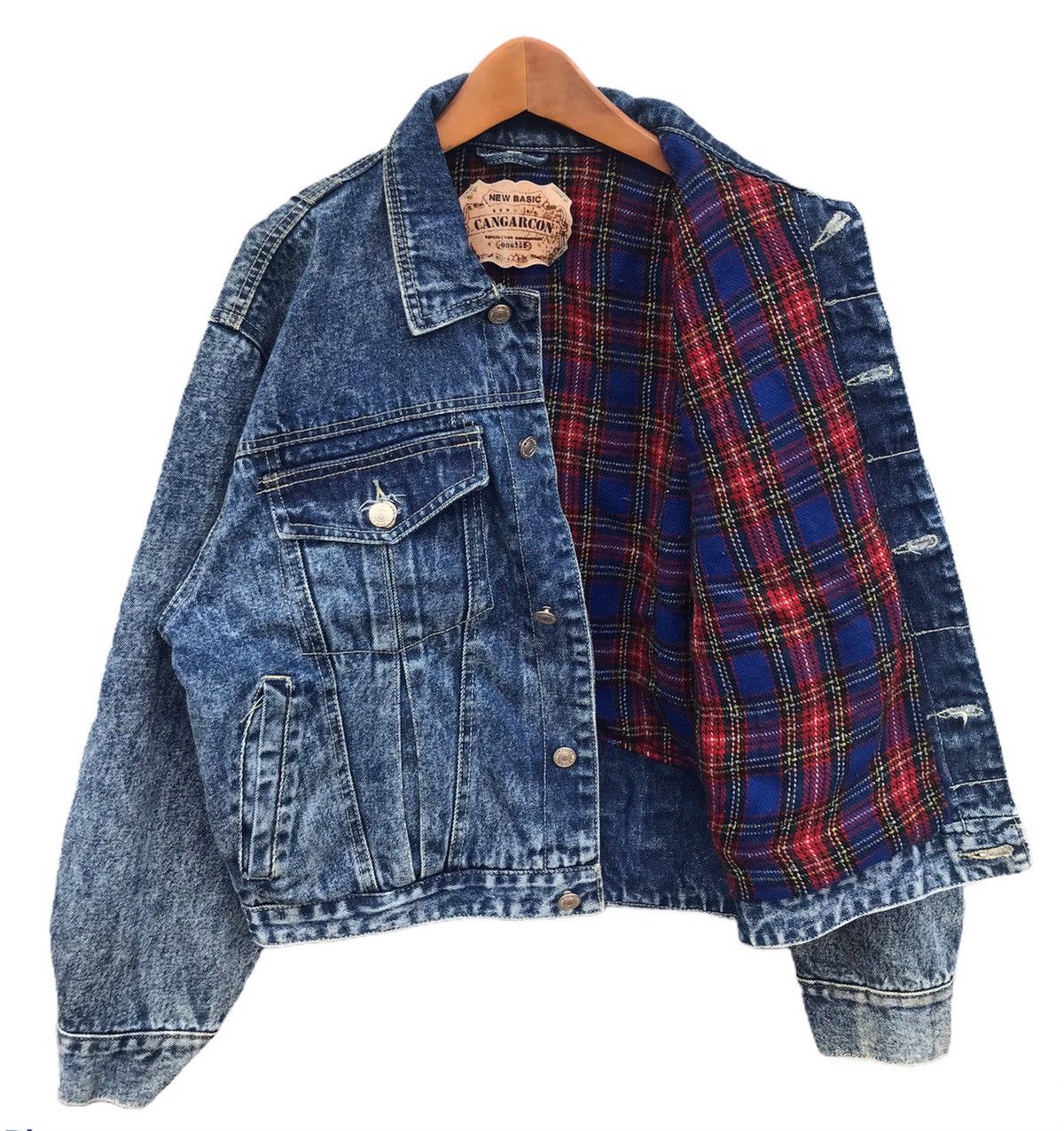 Vintage Vintage Cangarcon trucker denim jacket Size US L / EU 52-54 / 3 - 3 Thumbnail