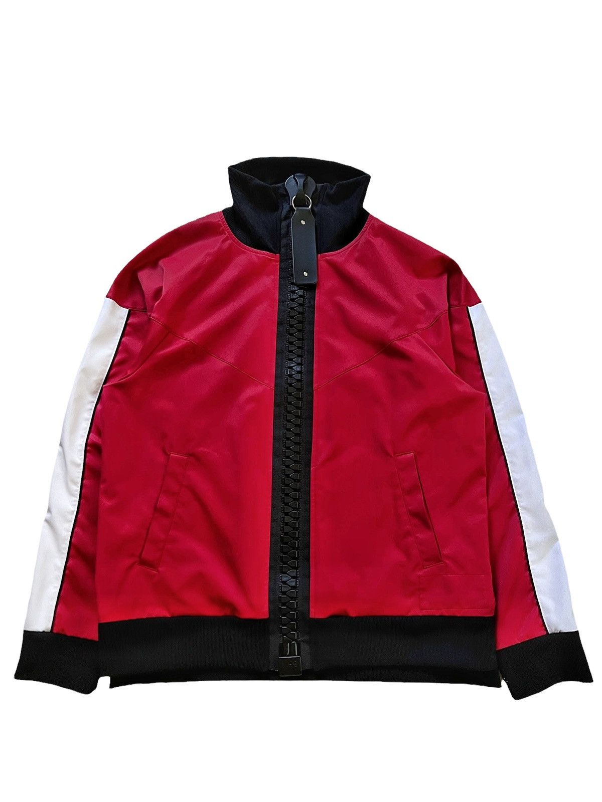 Pre-owned Miharayasuhiro Big Zipper Red Viscose Track Jacket