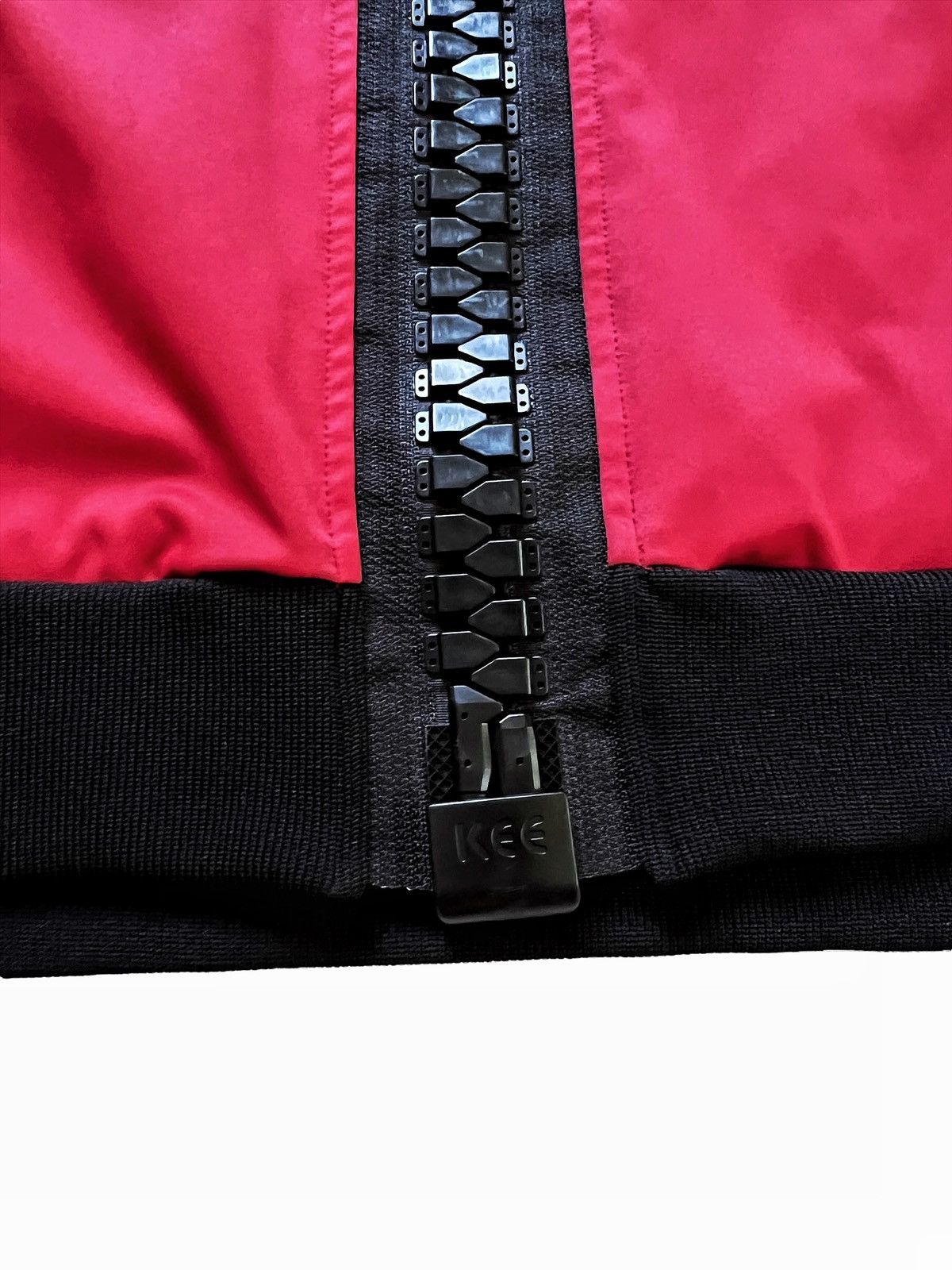 Maison MIHARA YASUHIRO RARE Big Zipper Red Viscose Track Jacket Size US M / EU 48-50 / 2 - 5 Thumbnail