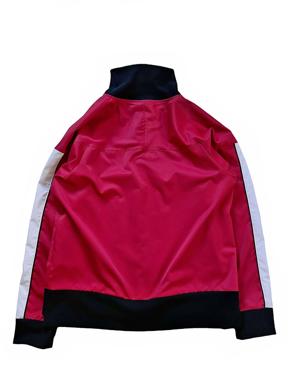 Maison MIHARA YASUHIRO RARE Big Zipper Red Viscose Track Jacket Size US M / EU 48-50 / 2 - 4 Thumbnail