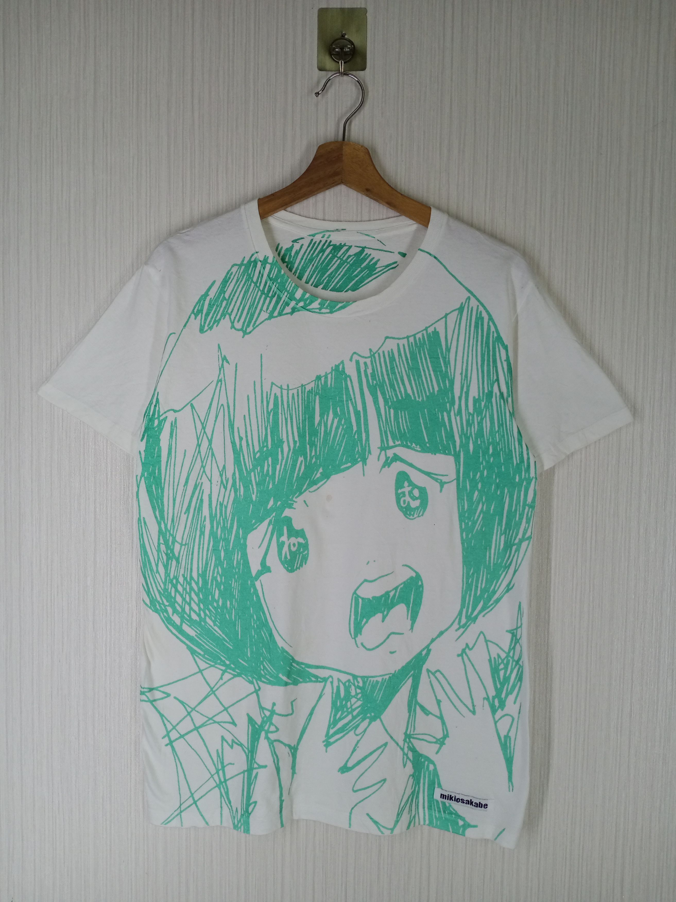 Anime Mikiosakabe Over Print Japanese Anime Tshirt Size US M / EU 48-50 / 2 - 1 Thumbnail