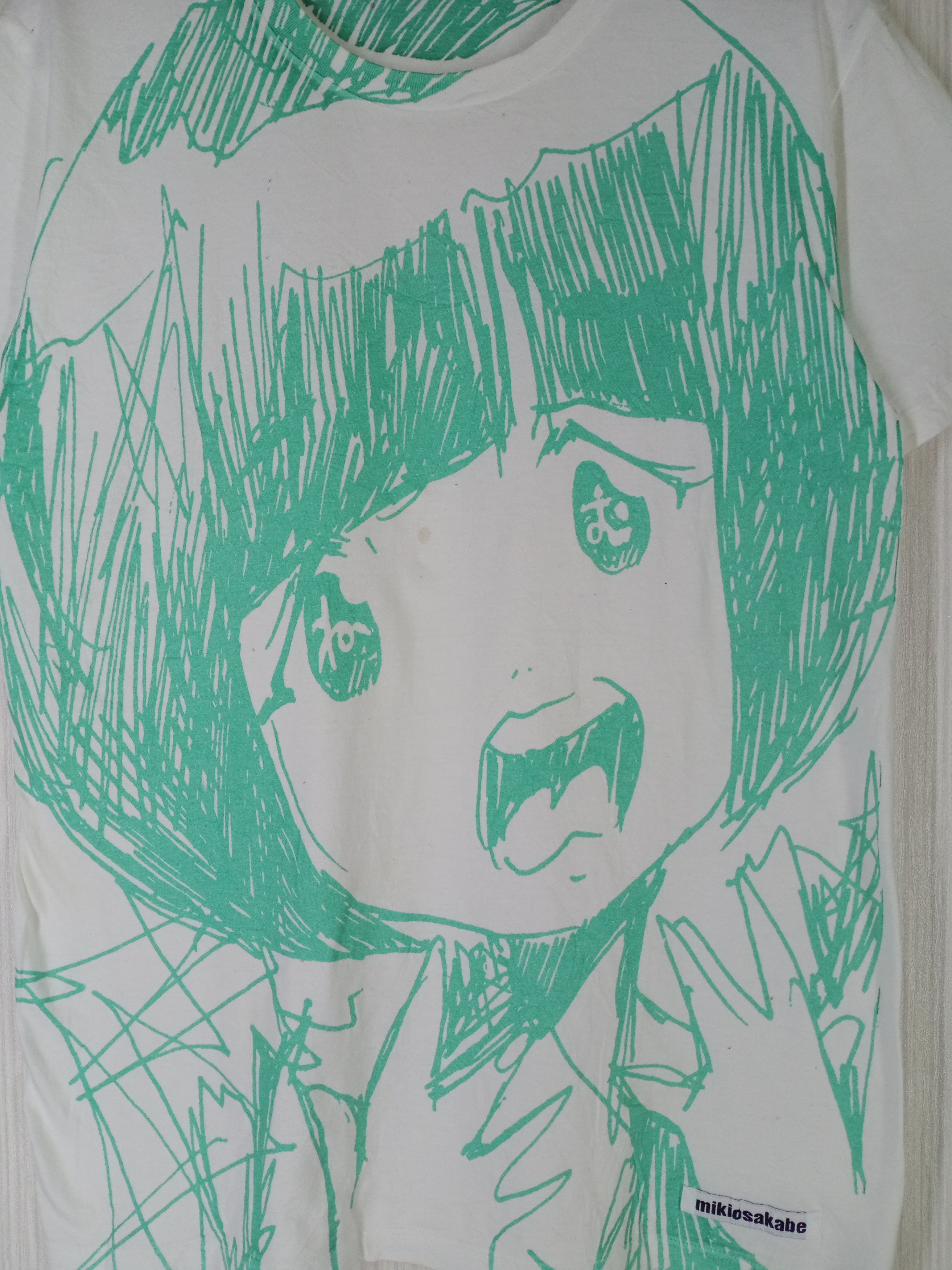 Anime Mikiosakabe Over Print Japanese Anime Tshirt Size US M / EU 48-50 / 2 - 2 Thumbnail