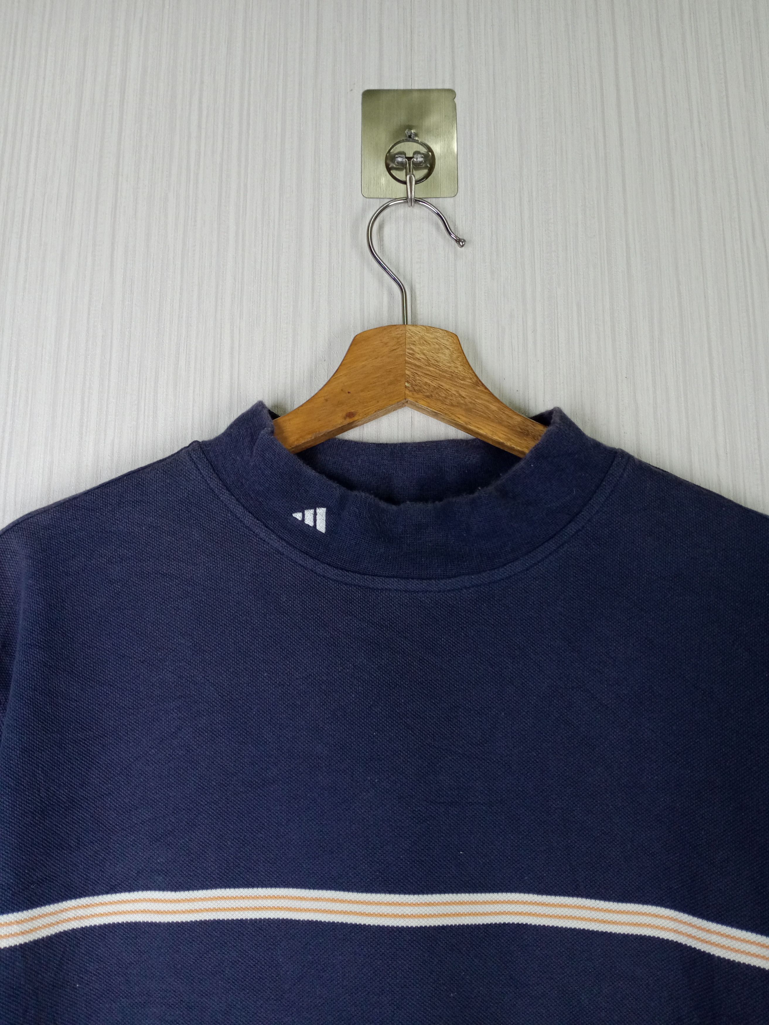 Vintage Adidas Mock Neck Tshirt