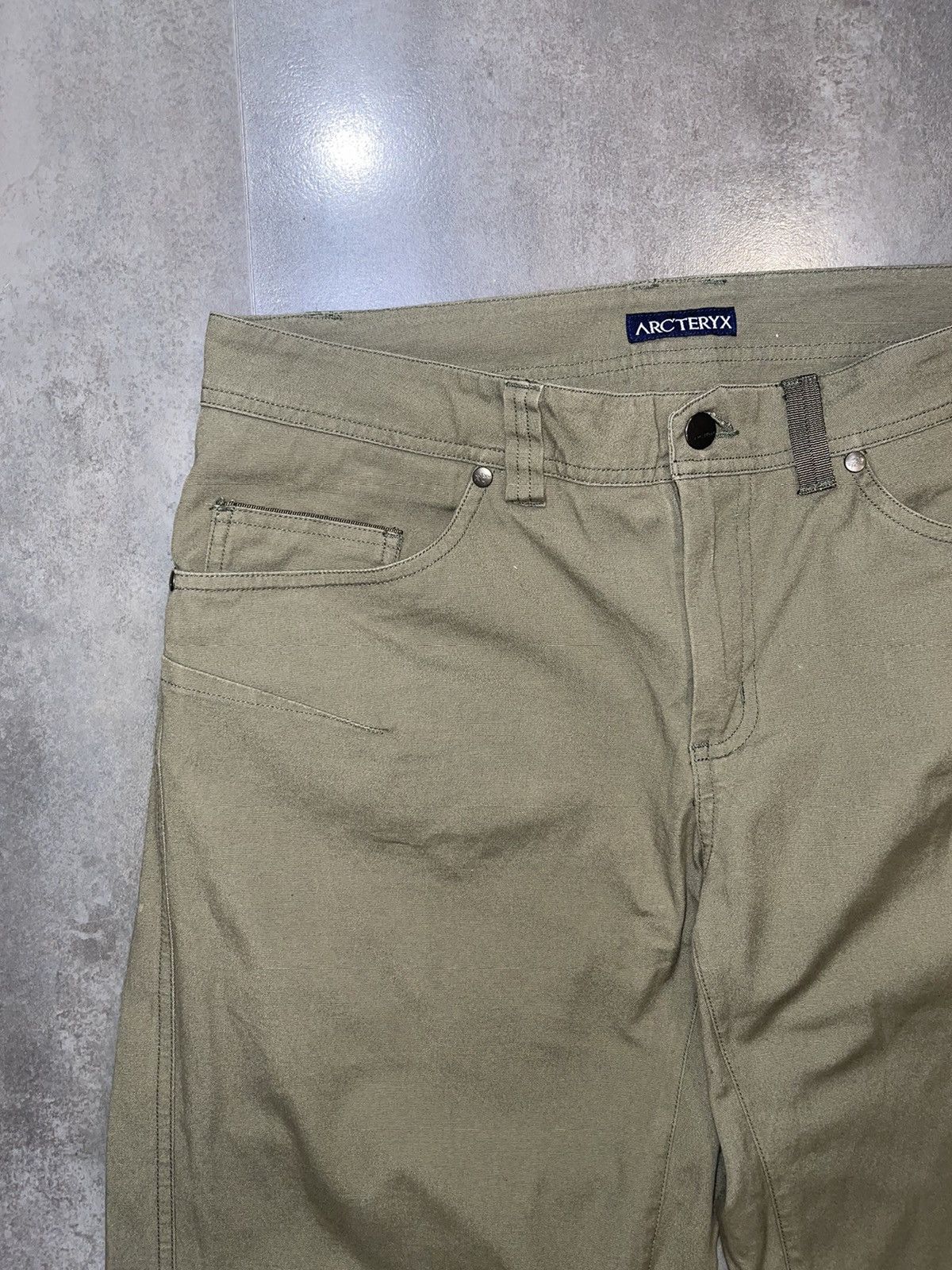 Arc'teryx Arc'Teryx Technical Khaki Green Denim Pants Size US 34 / EU 50 - 8 Thumbnail