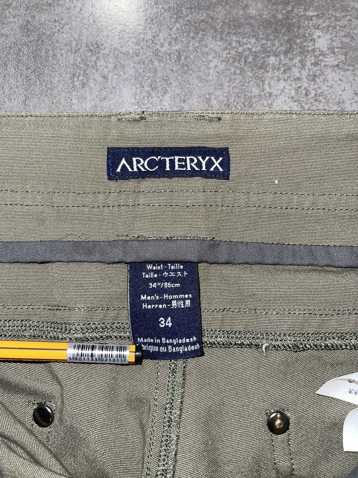 Arc'teryx Arc'Teryx Technical Khaki Green Denim Pants Size US 34 / EU 50 - 16 Thumbnail