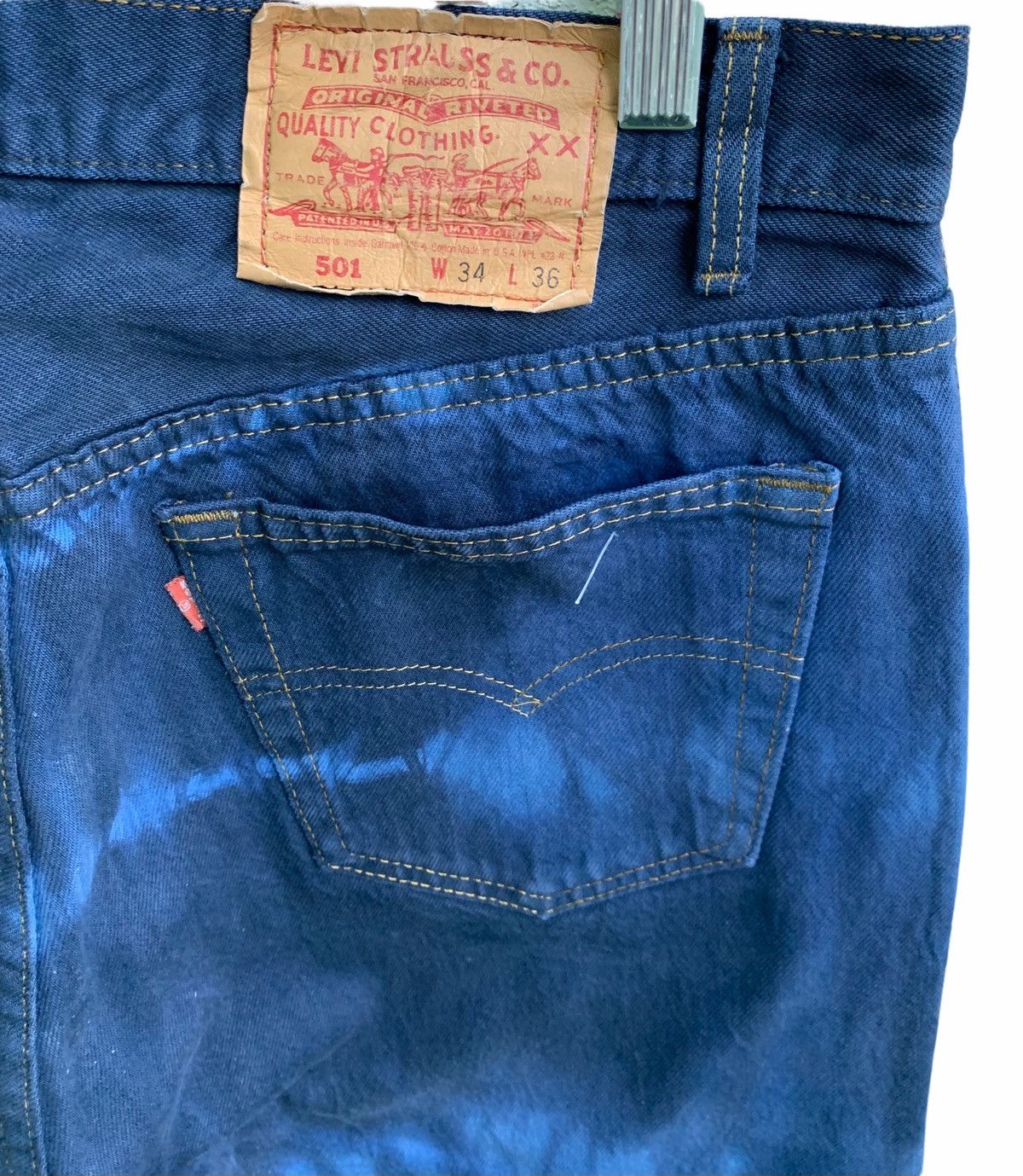 Levi's Vintage Clothing Rare!! Vintage Levis Tie Dye Jeans Size US 32 / EU 48 - 9 Thumbnail