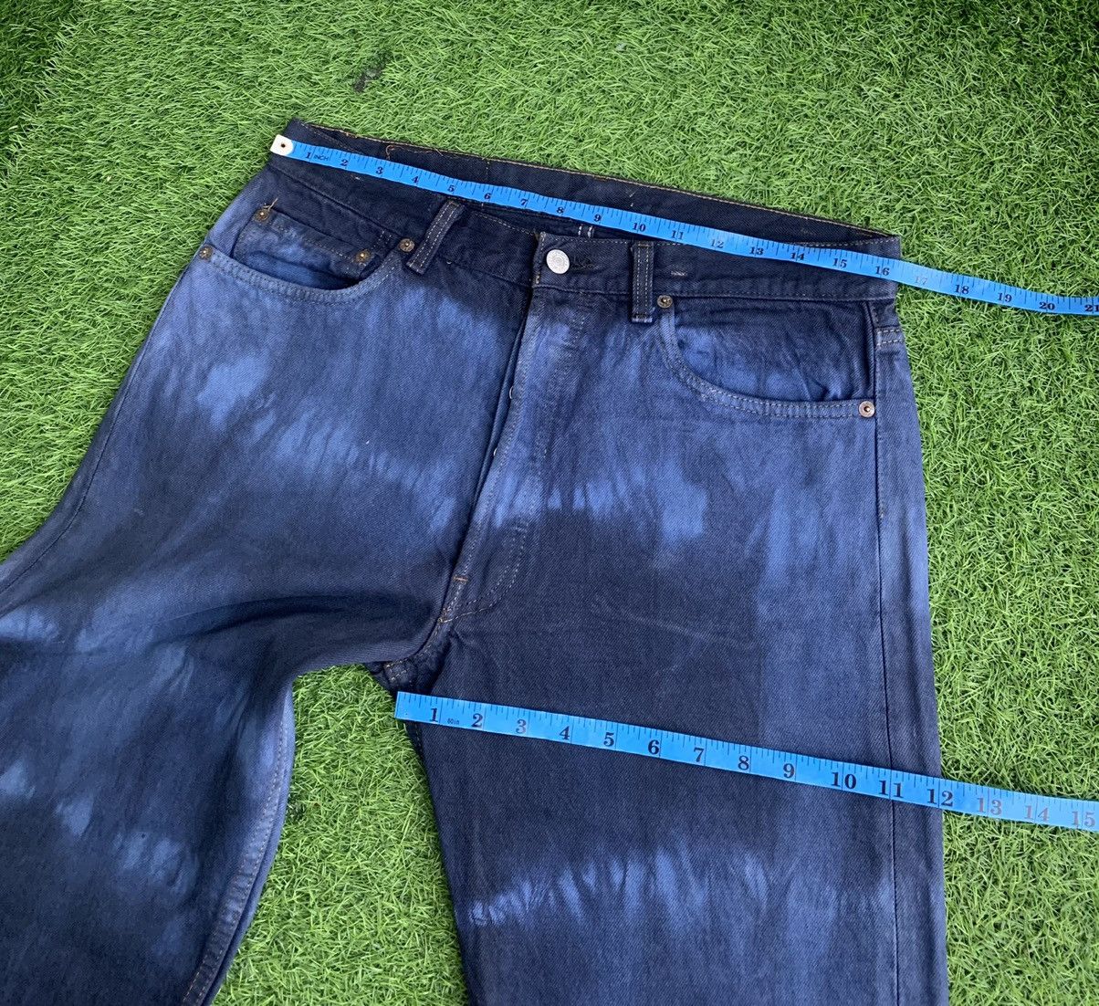 Levi's Vintage Clothing Rare!! Vintage Levis Tie Dye Jeans Size US 32 / EU 48 - 16 Thumbnail