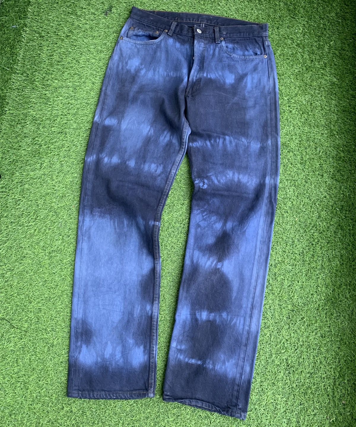 Levi's Vintage Clothing Rare!! Vintage Levis Tie Dye Jeans Size US 32 / EU 48 - 13 Thumbnail