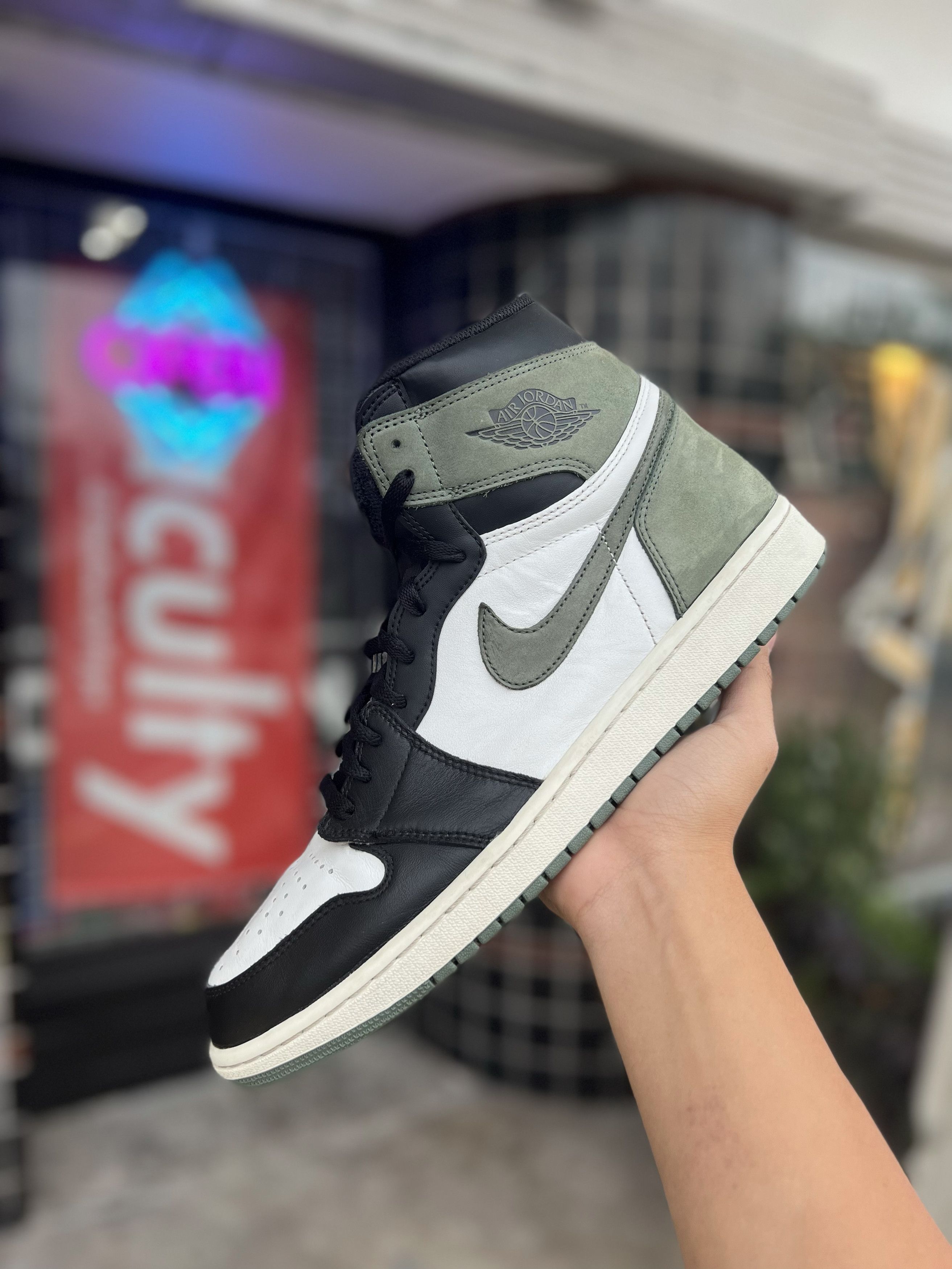 image of Jordan Brand 1 Clay Green Sz. 13 Shoes, Men's