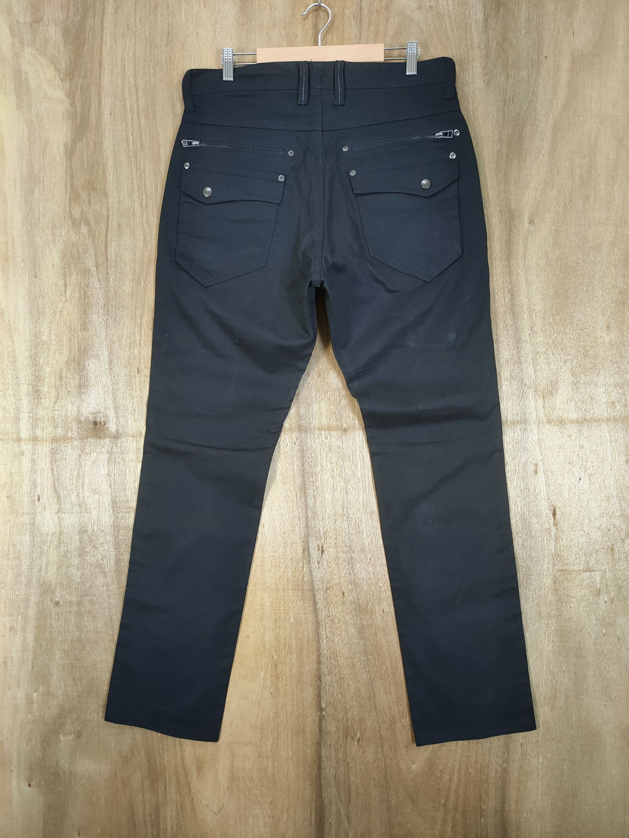 Massimo Osti MASSIMO BLACK CARGO PANTS MULTIPOCKET TACTICAL Size US 34 / EU 50 - 8 Thumbnail