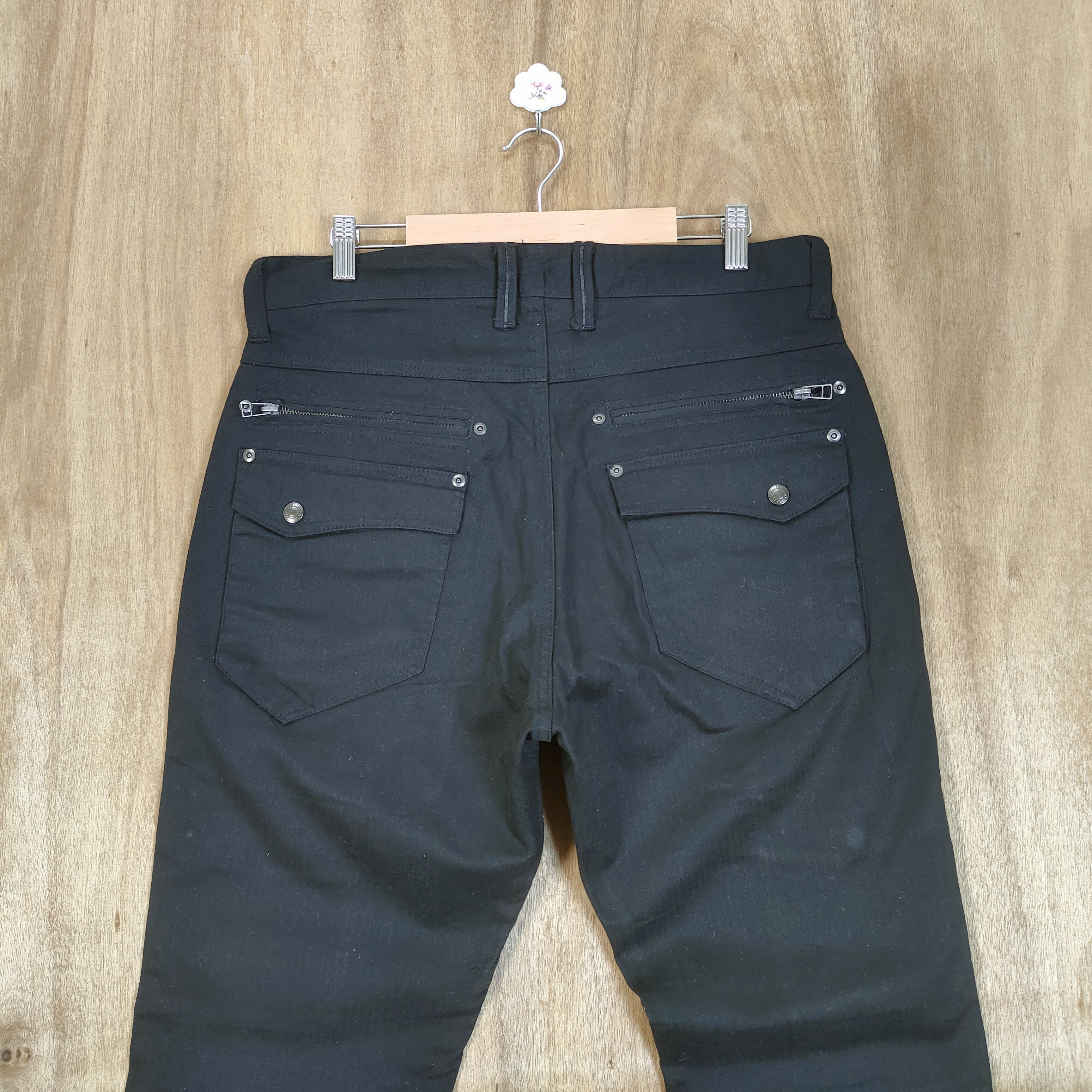 Massimo Osti MASSIMO BLACK CARGO PANTS MULTIPOCKET TACTICAL Size US 34 / EU 50 - 9 Thumbnail