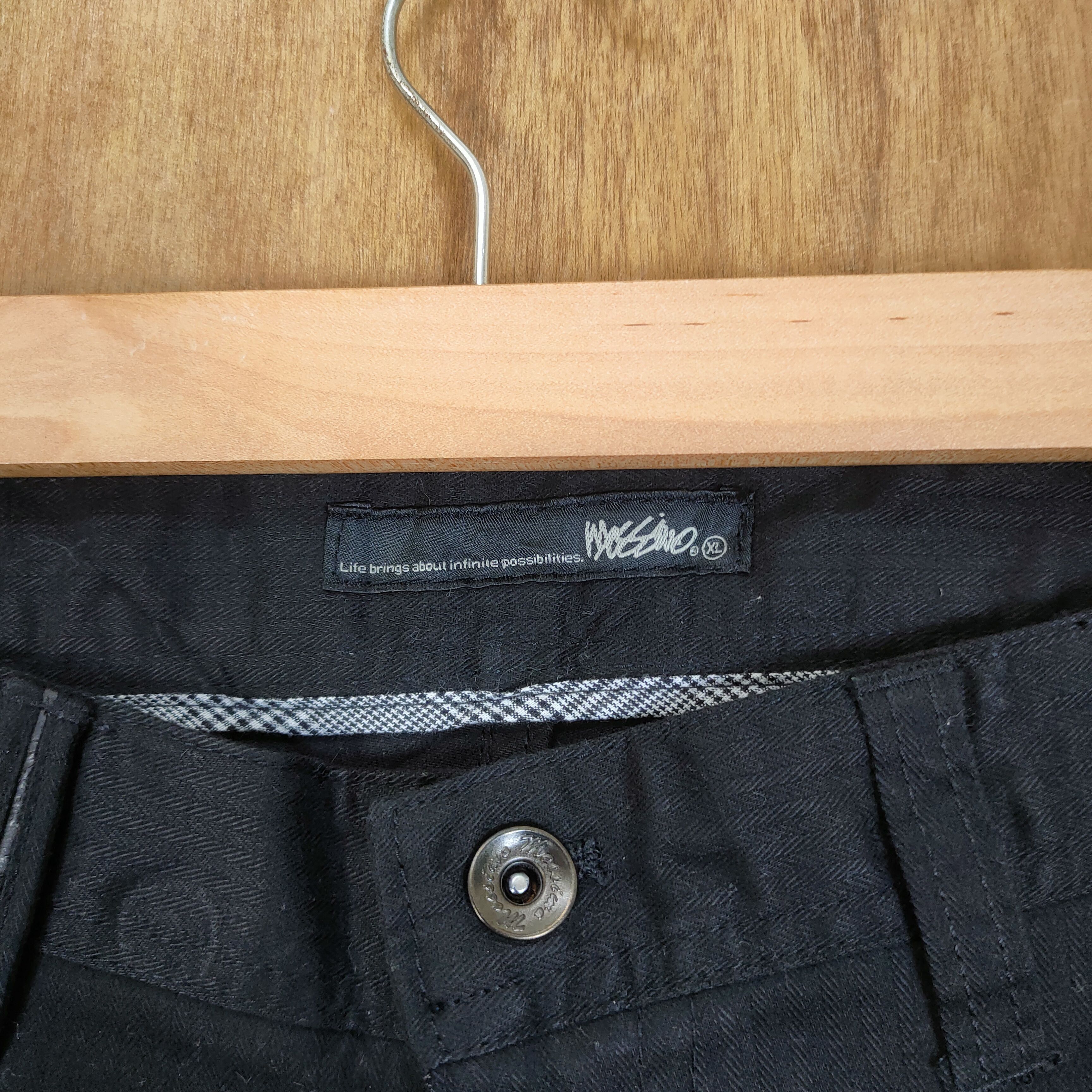 Massimo Osti MASSIMO BLACK CARGO PANTS MULTIPOCKET TACTICAL Size US 34 / EU 50 - 7 Thumbnail