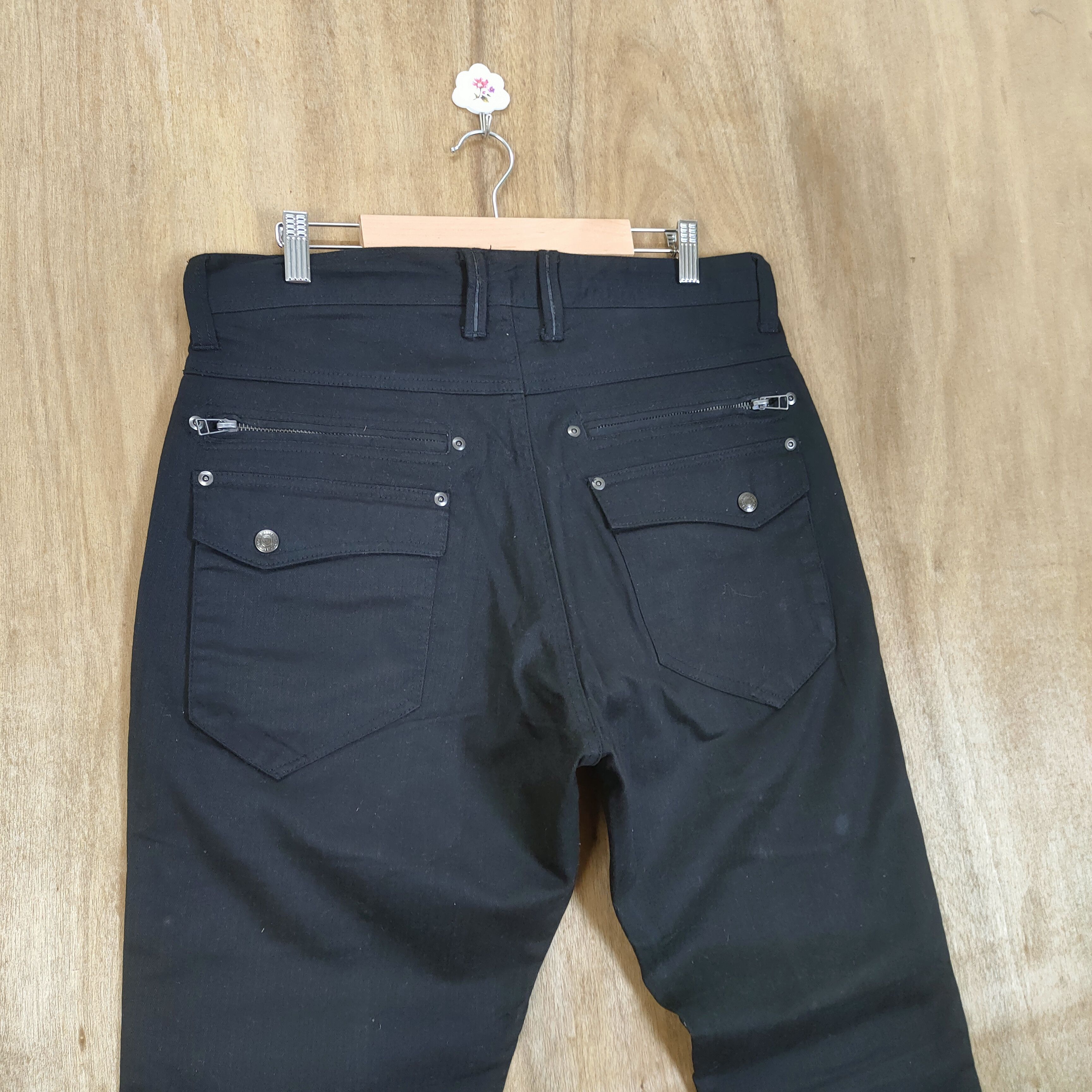 Massimo Osti MASSIMO BLACK CARGO PANTS MULTIPOCKET TACTICAL Size US 34 / EU 50 - 11 Thumbnail