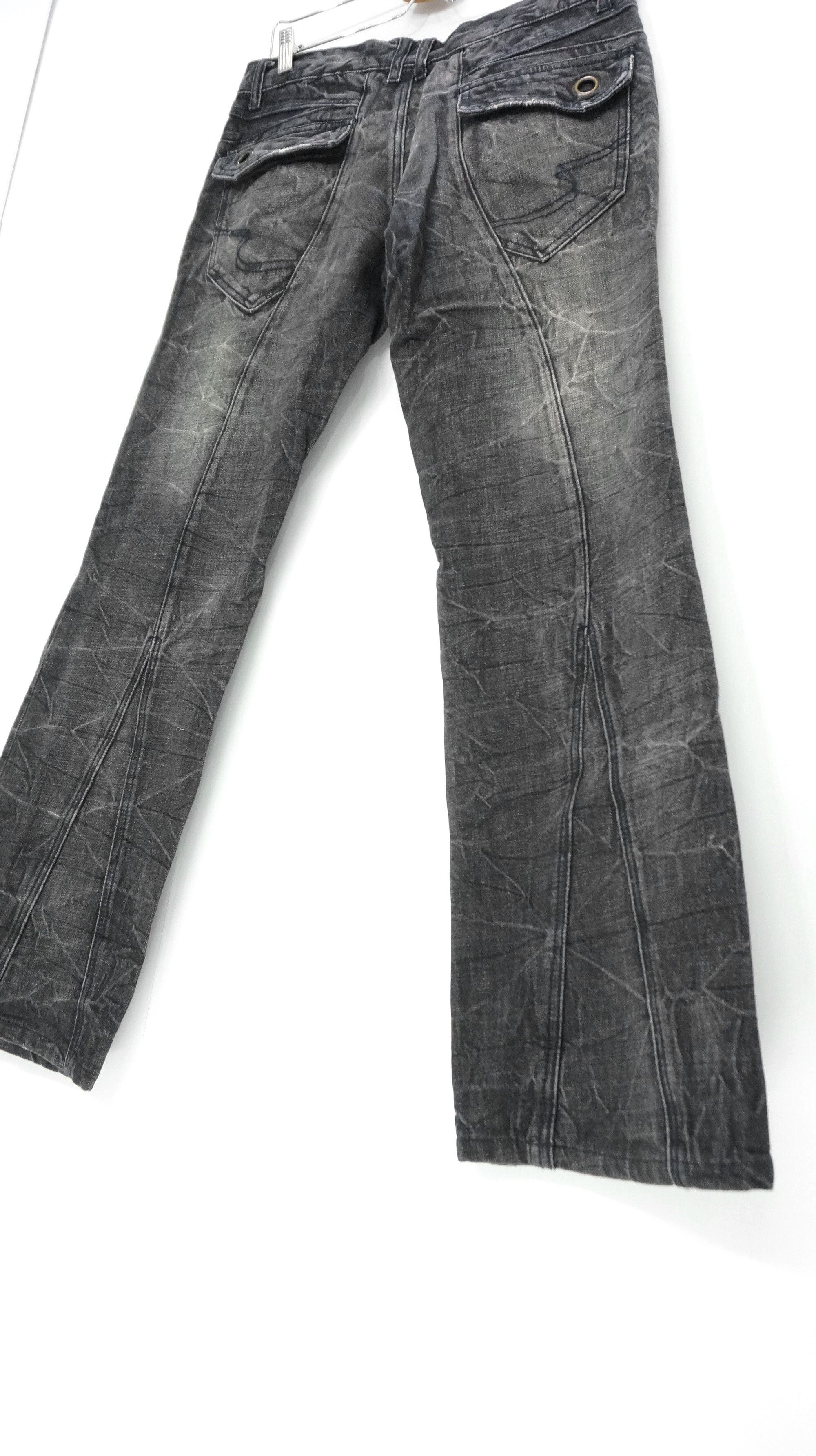 semanticdesign 🔥 Vintage SEMANTIC DESIGN Distressed Patchwork Denim Pants Size US 30 / EU 46 - 4 Thumbnail