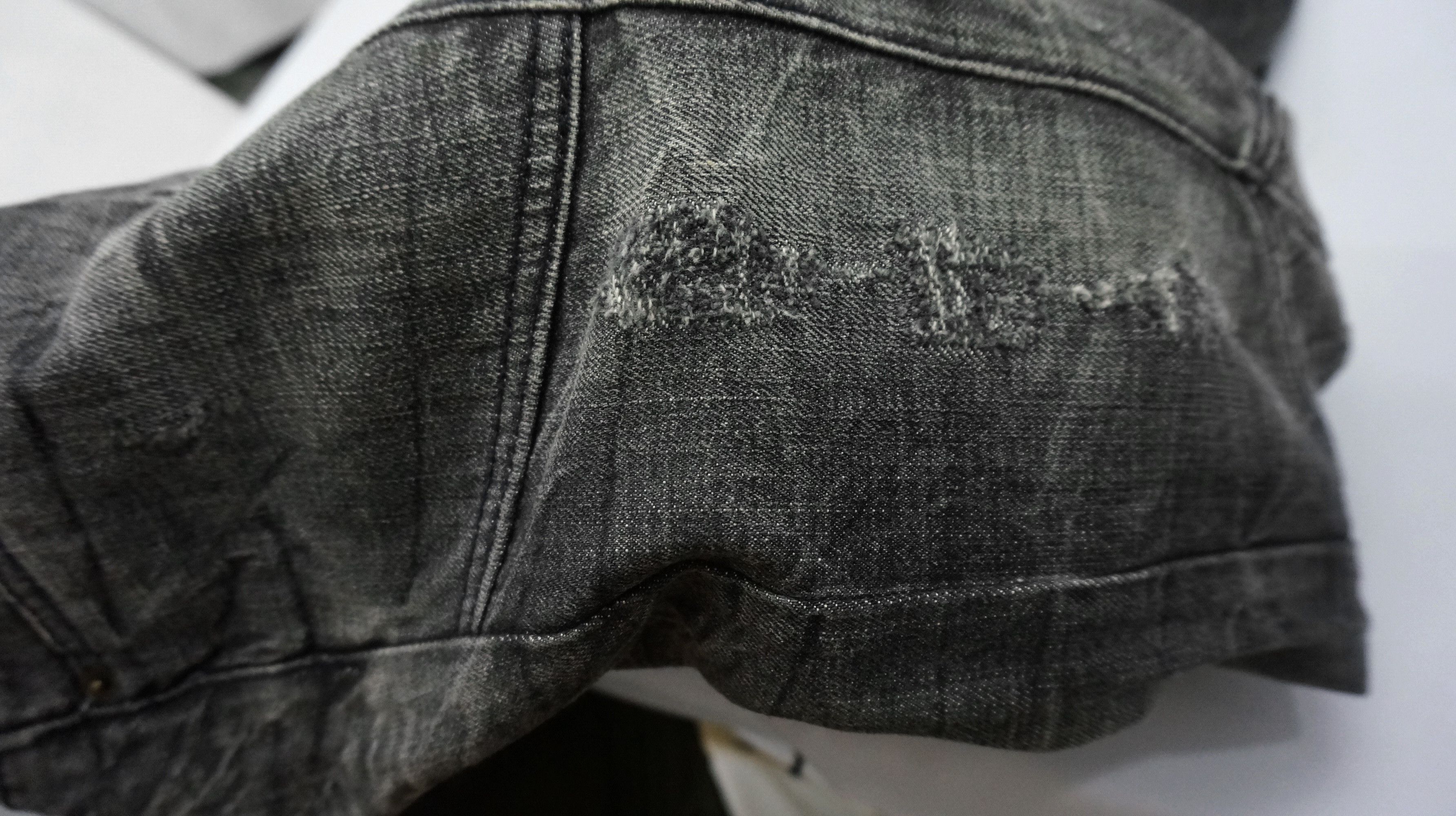 semanticdesign 🔥 Vintage SEMANTIC DESIGN Distressed Patchwork Denim Pants Size US 30 / EU 46 - 21 Thumbnail