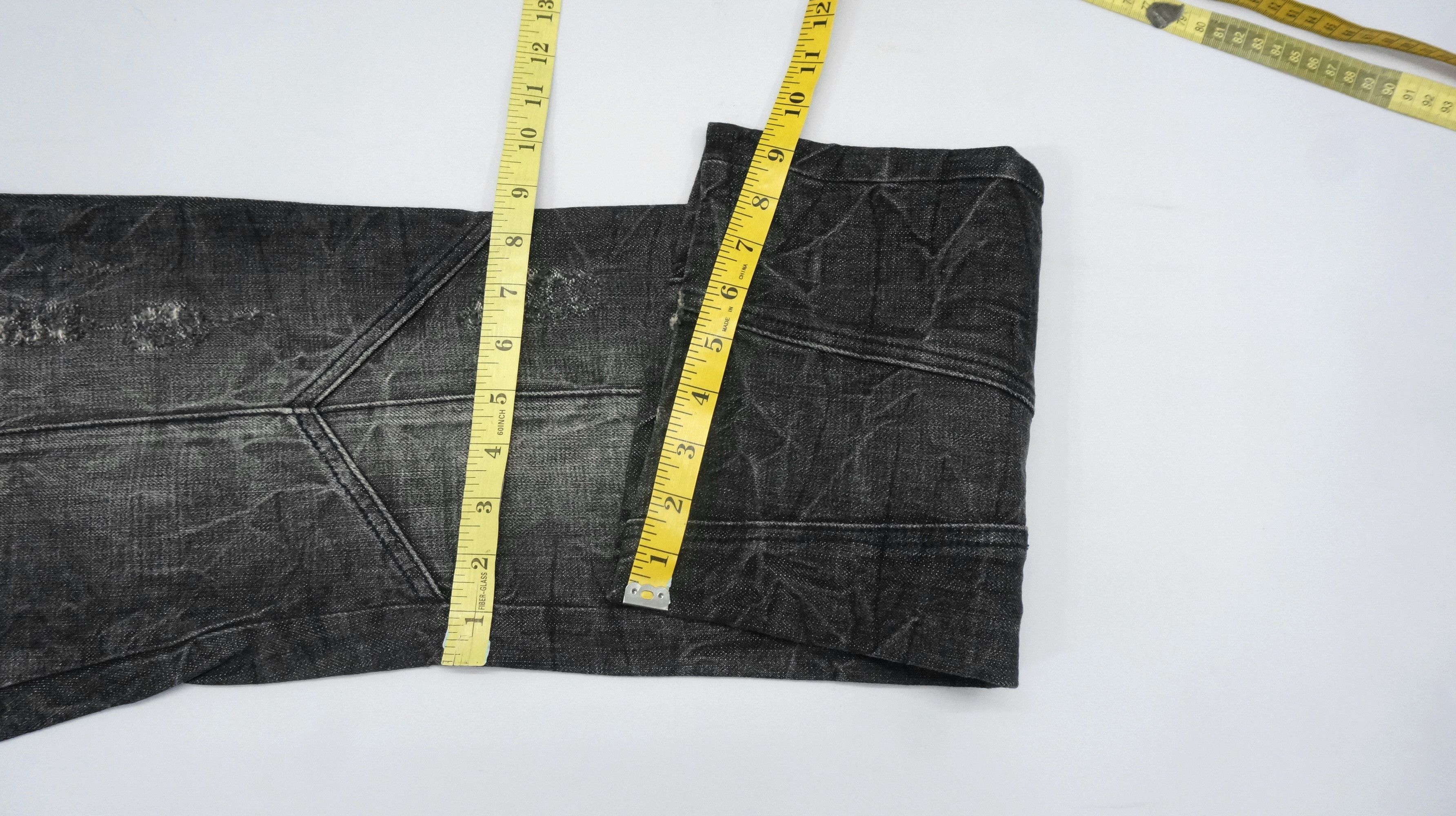 semanticdesign 🔥 Vintage SEMANTIC DESIGN Distressed Patchwork Denim Pants Size US 30 / EU 46 - 16 Thumbnail