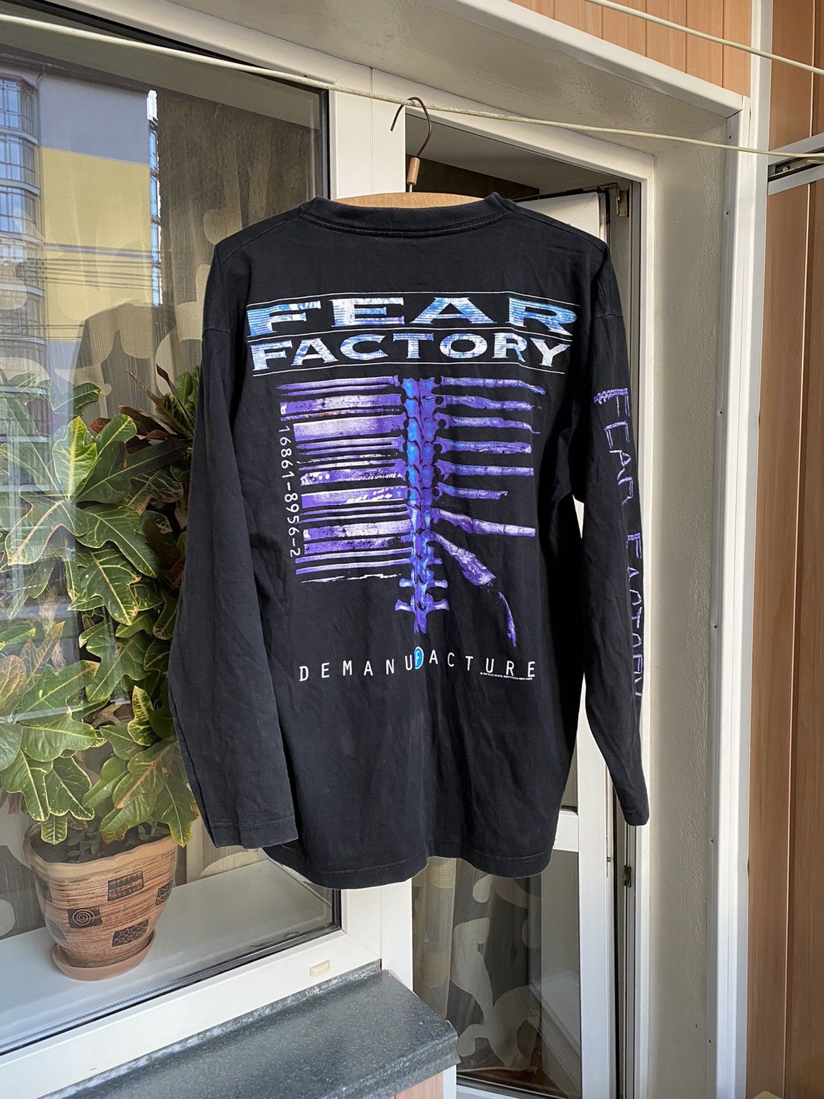 Plastic Head Fear Factory T Shirt Demanufacture Pocket Band Logo