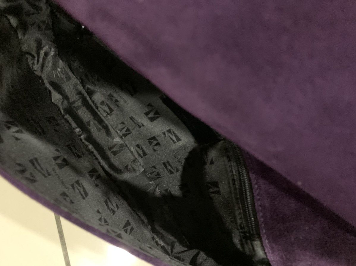 Karl Lagerfeld × Vintage FULL SUEDE LAGERFELD BAGUETTE BAG KL Size ONE SIZE - 7 Thumbnail