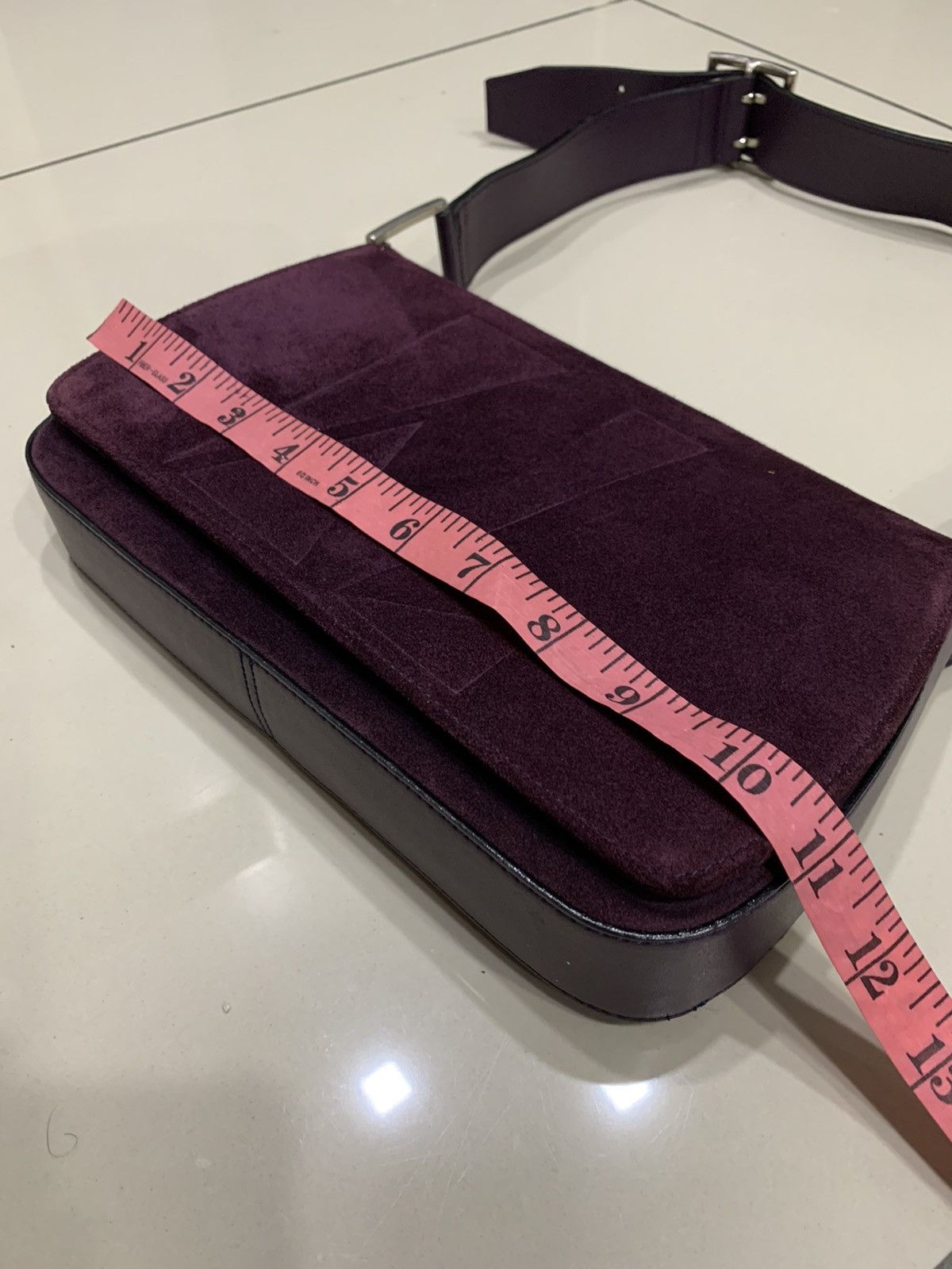 Karl Lagerfeld × Vintage FULL SUEDE LAGERFELD BAGUETTE BAG KL Size ONE SIZE - 3 Thumbnail
