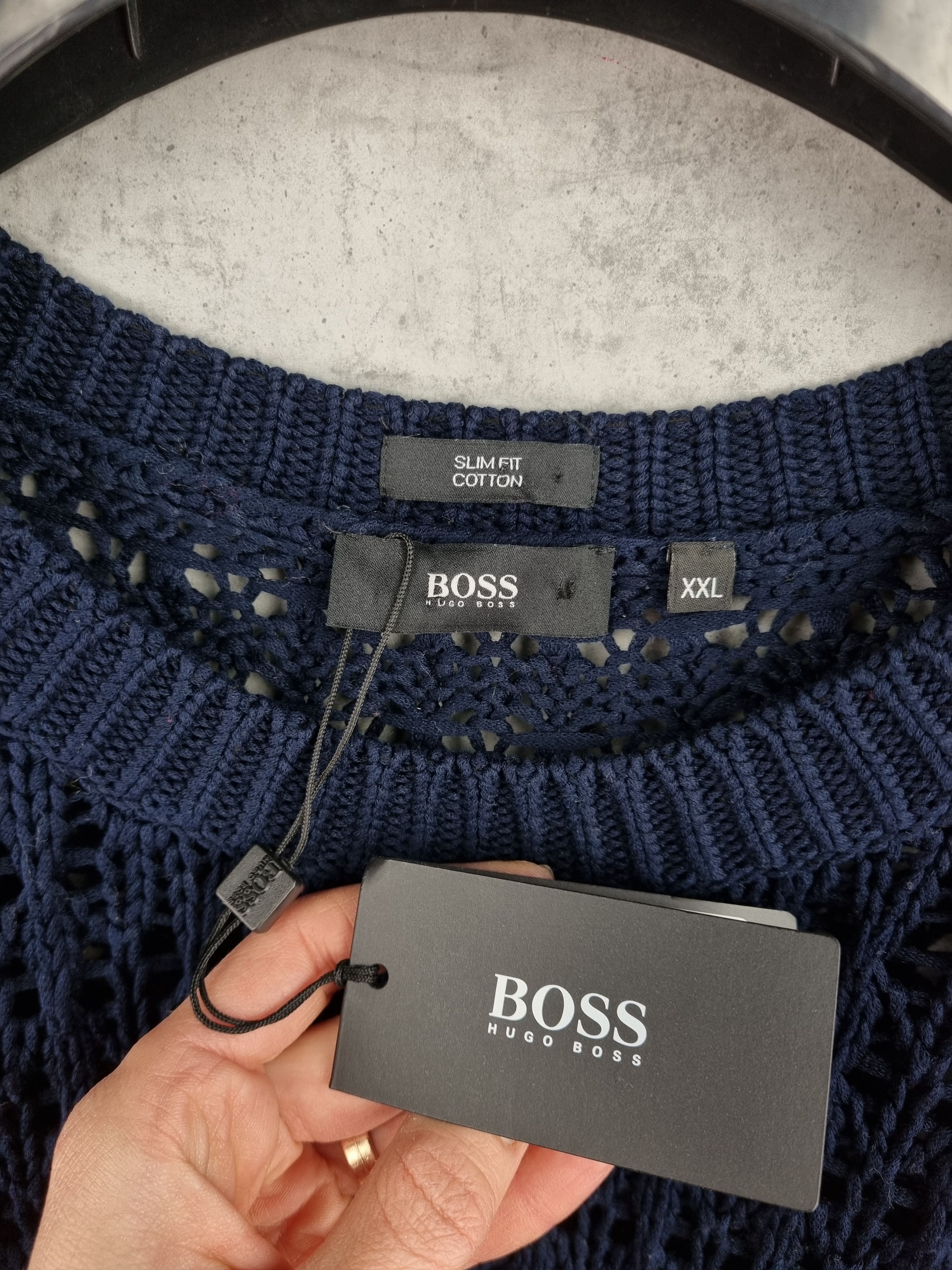 Hugo Boss New Hugo Boss Knitted Sweater Size US XXL / EU 58 / 5 - 6 Thumbnail