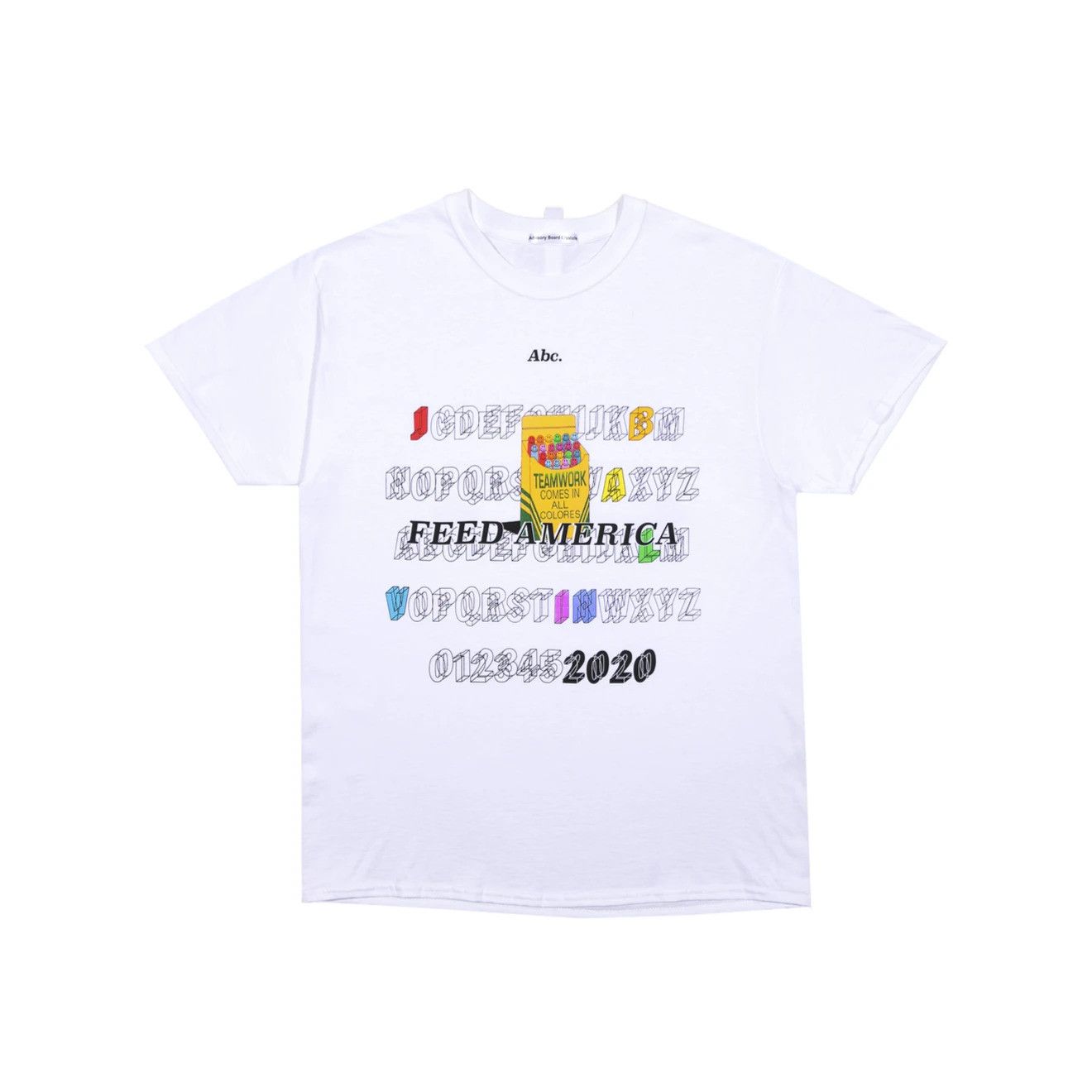 Advisory Board Crystals × J Balvin XL White Advisory Board Crystals J Balvin T-Shirt ABC Tee Size US XL / EU 56 / 4 - 1 Thumbnail