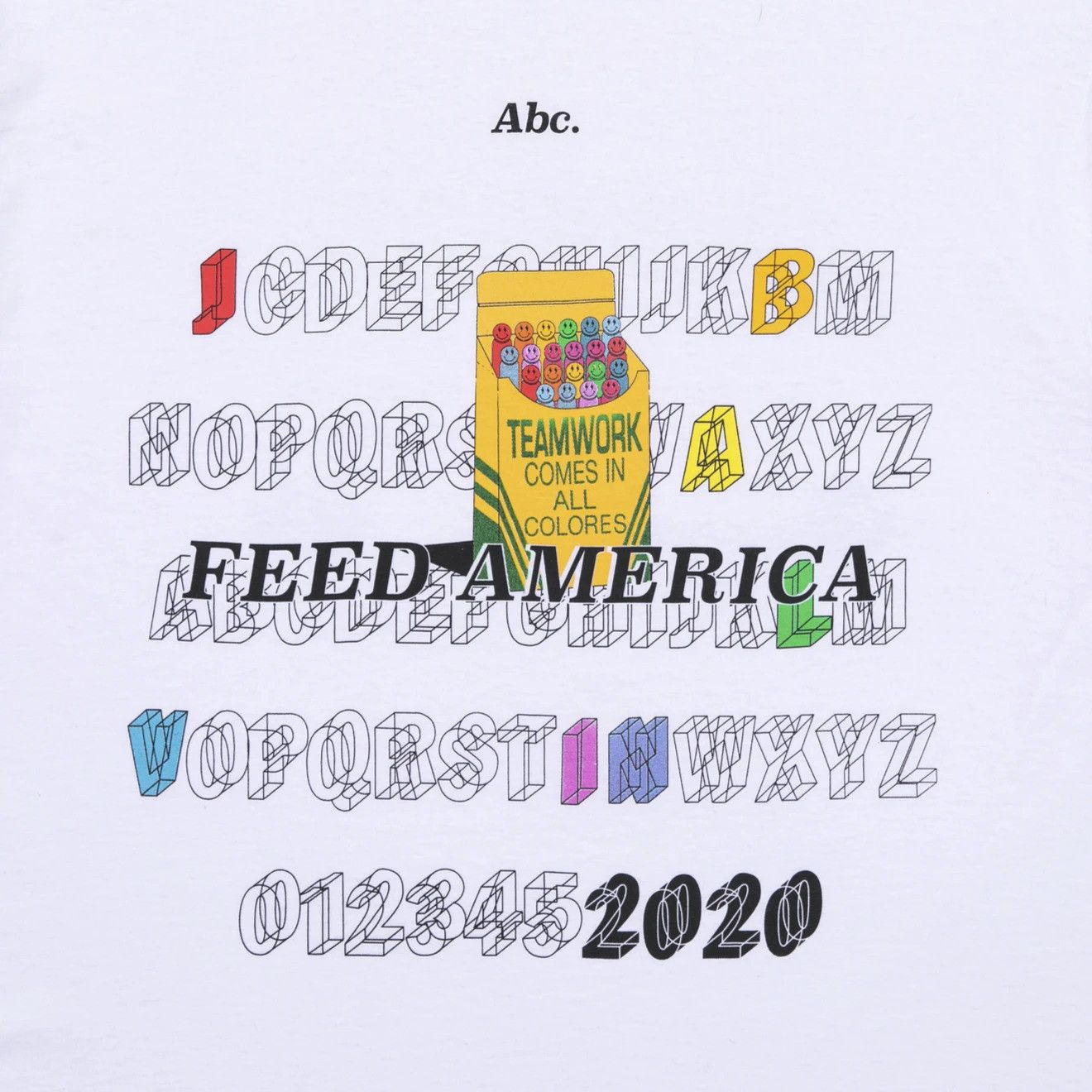 Advisory Board Crystals × J Balvin XL White Advisory Board Crystals J Balvin T-Shirt ABC Tee Size US XL / EU 56 / 4 - 2 Thumbnail