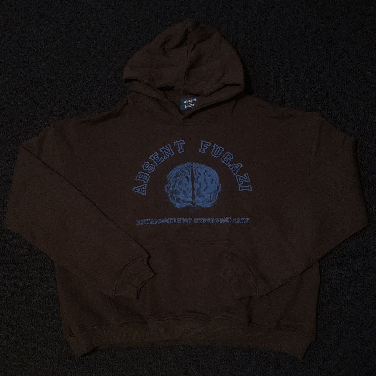 Absent × Fugazi Fugazi Absent Cerebral Raf Simons Brain Washed Black Hoodie Size US XL / EU 56 / 4 - 3 Thumbnail