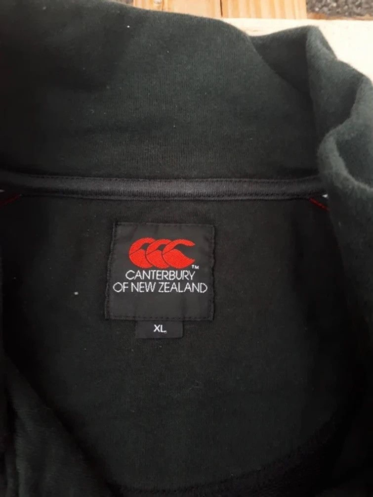 Canterbury of New Zealand × Japanese Brand × Vintage Canterbury New Zealand Rugby Logo Halfzip Sweatshirt Size US XL / EU 56 / 4 - 5 Thumbnail