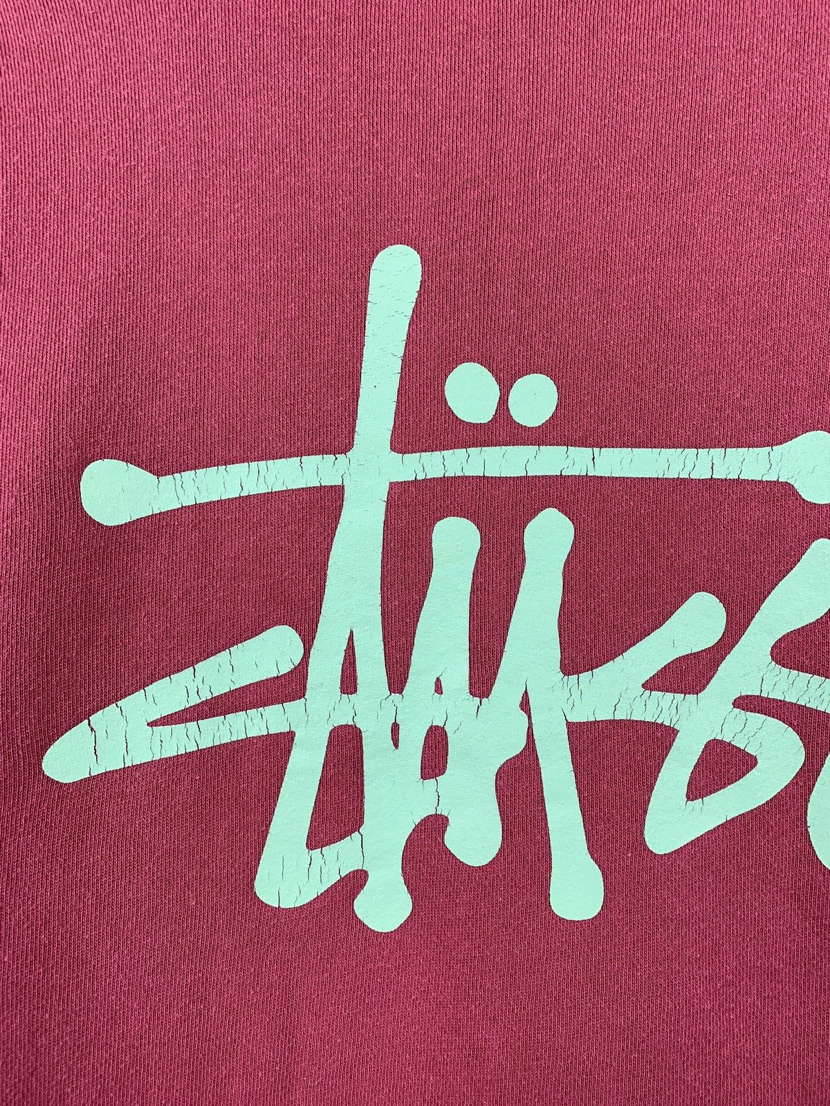 Stussy Vintage Stussy Made In USA Big Logo Coral Sweatshirt Size US S / EU 44-46 / 1 - 14 Thumbnail