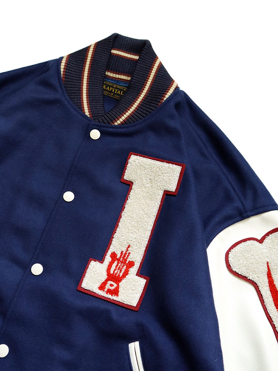 Kapital Kapital 40s Wool I-Five Varsity Jacket Size US L / EU 52-54 / 3 - 4 Thumbnail