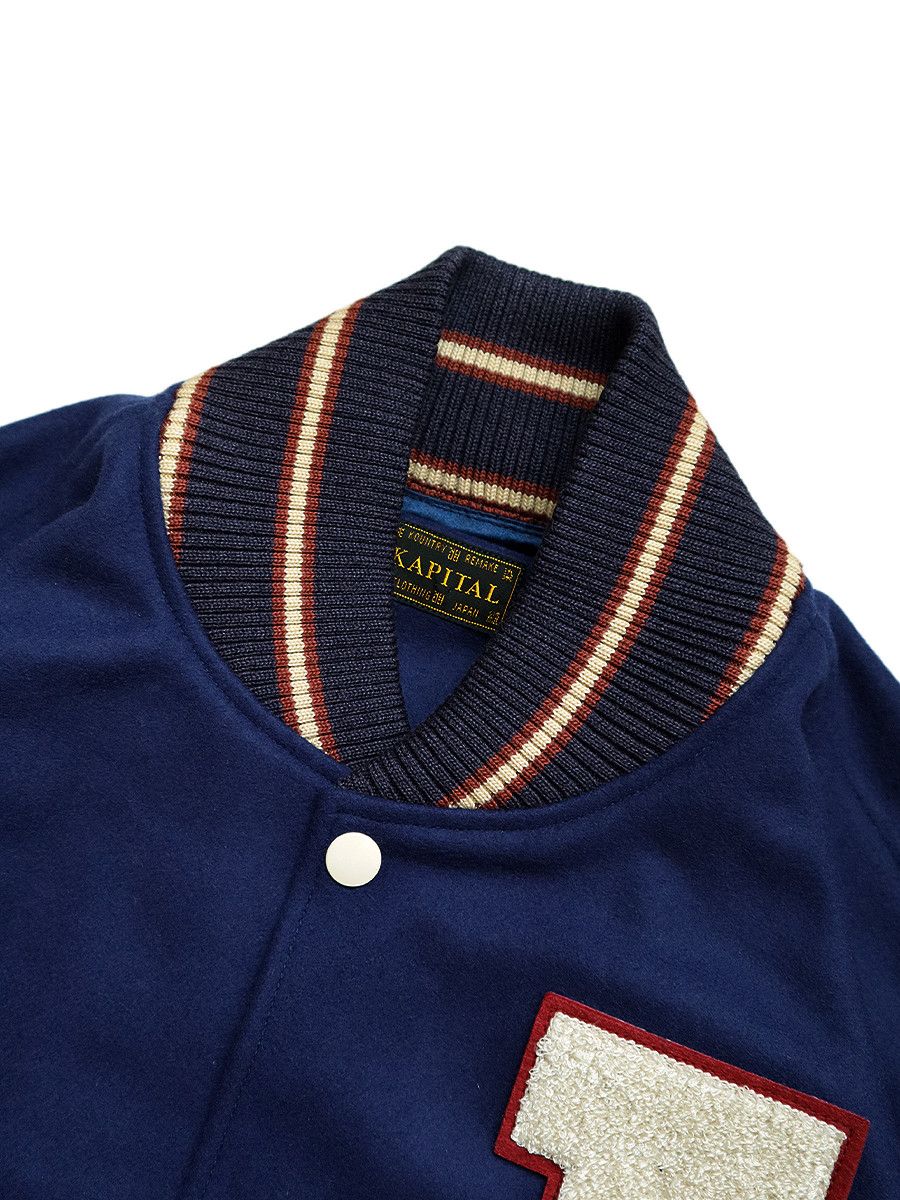 Kapital Kapital 40s Wool I-Five Varsity Jacket Size US L / EU 52-54 / 3 - 3 Thumbnail