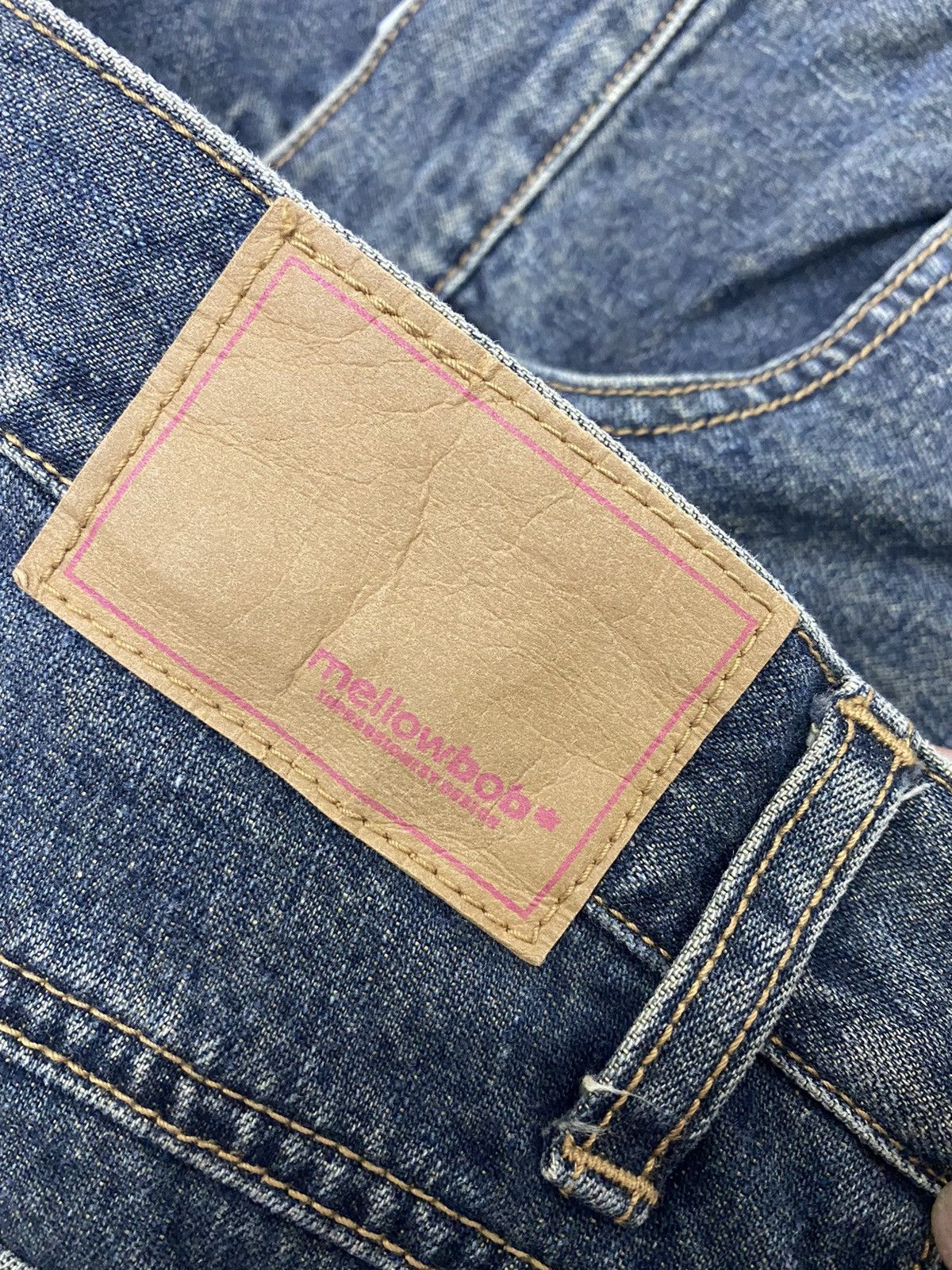 Hysteric Glamour × Japanese Brand FLARE🔥MELLOWBOB FADED GREY WASHED FLARED DENIM PANTS Size US 28 / EU 44 - 7 Thumbnail