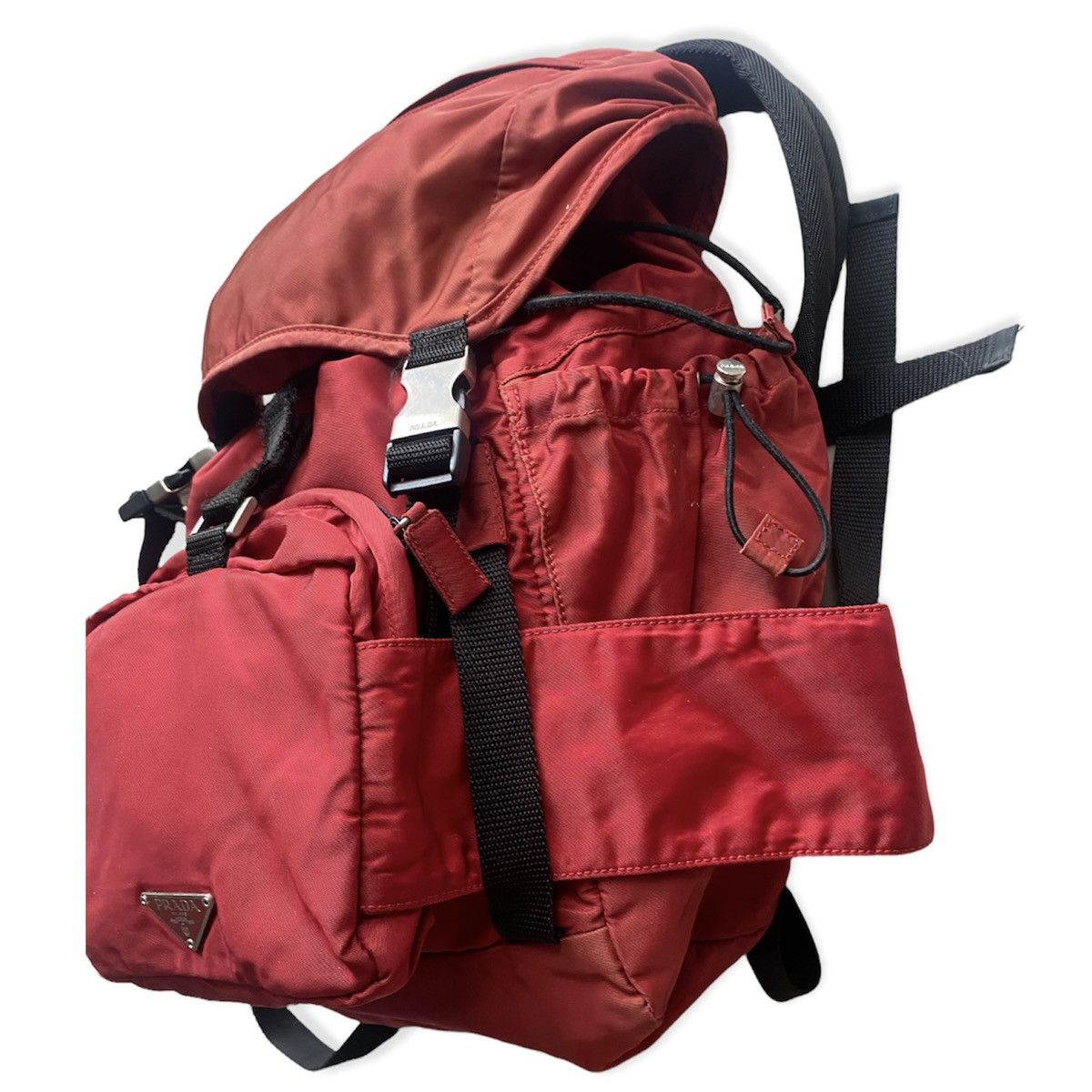 Prada VTG Prada 2-Piece Tessuto Backpack with Waist Bag Size ONE SIZE - 3 Thumbnail