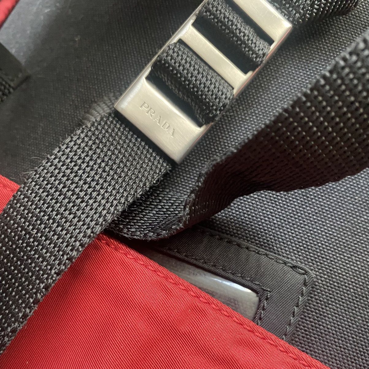 Prada VTG Prada 2-Piece Tessuto Backpack with Waist Bag Size ONE SIZE - 9 Thumbnail