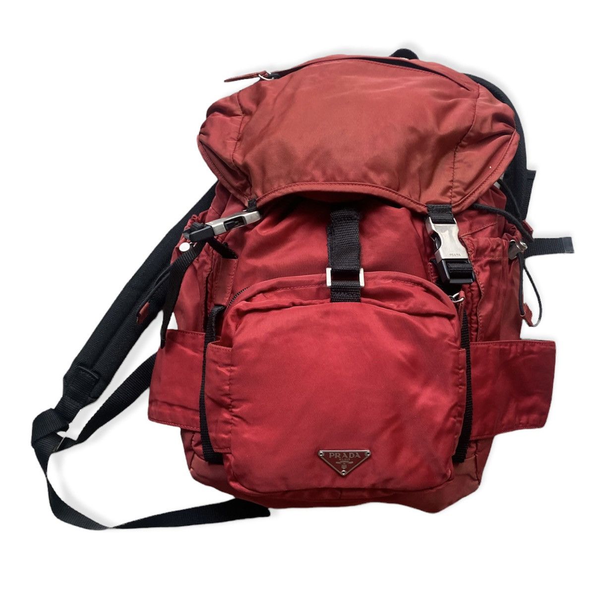 Prada VTG Prada 2-Piece Tessuto Backpack with Waist Bag Size ONE SIZE - 2 Thumbnail
