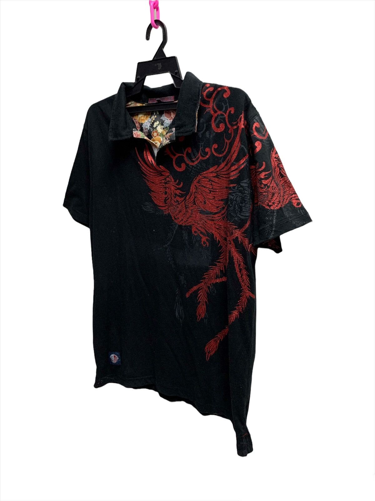 Japanese Brand Mega Rare Bird Logo Sukajan Collar Shirts Size US M / EU 48-50 / 2 - 3 Thumbnail