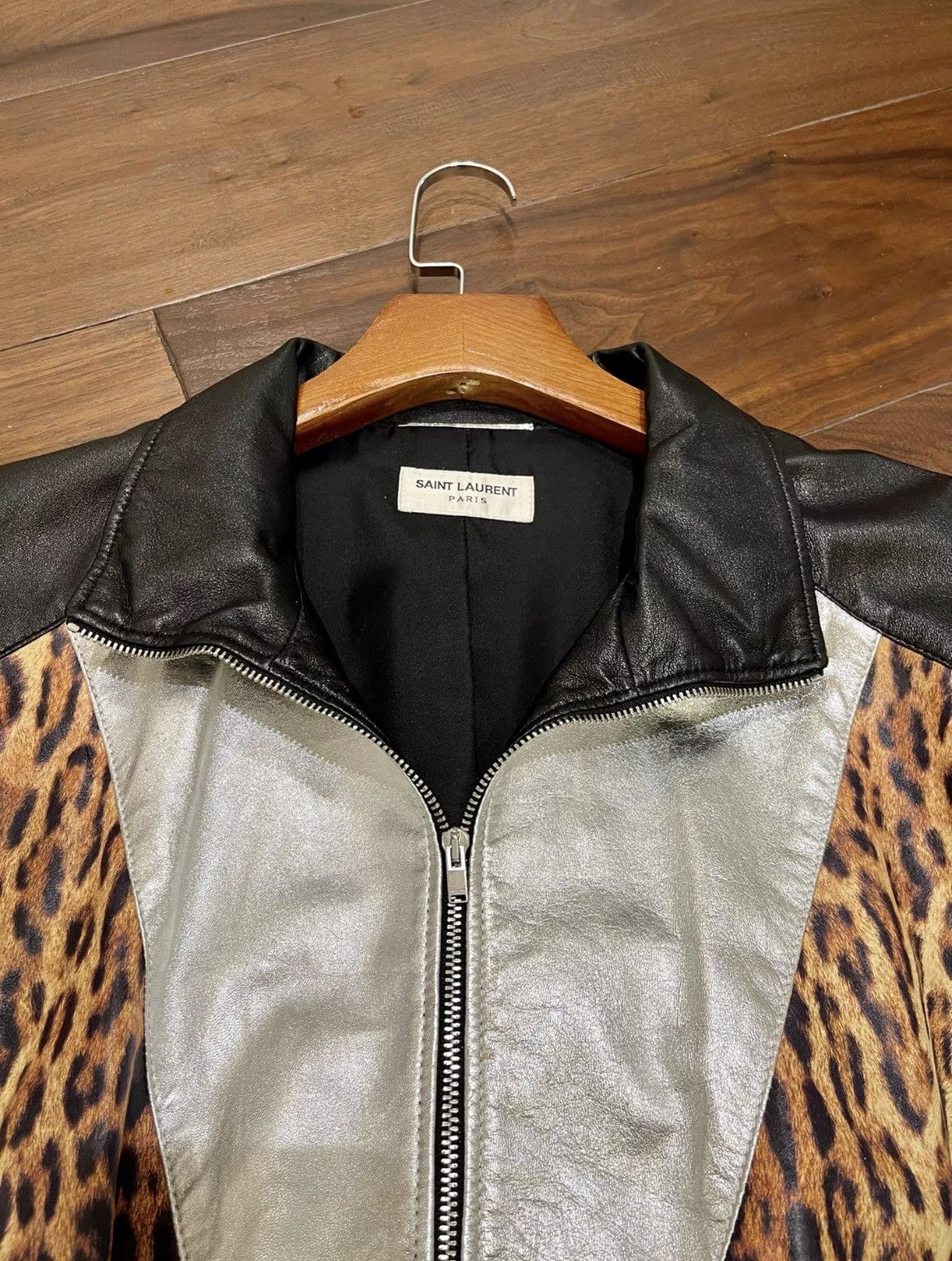 Hedi Slimane × Saint Laurent Paris 16SS Crystal and Leopard