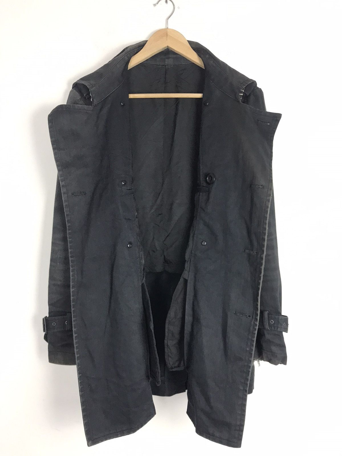 Issey Miyake × Japanese Brand × Tete Homme 🇯🇵Vintage Tete Homme Double Breasted Coat Jacket Size M / US 6-8 / IT 42-44 - 6 Thumbnail